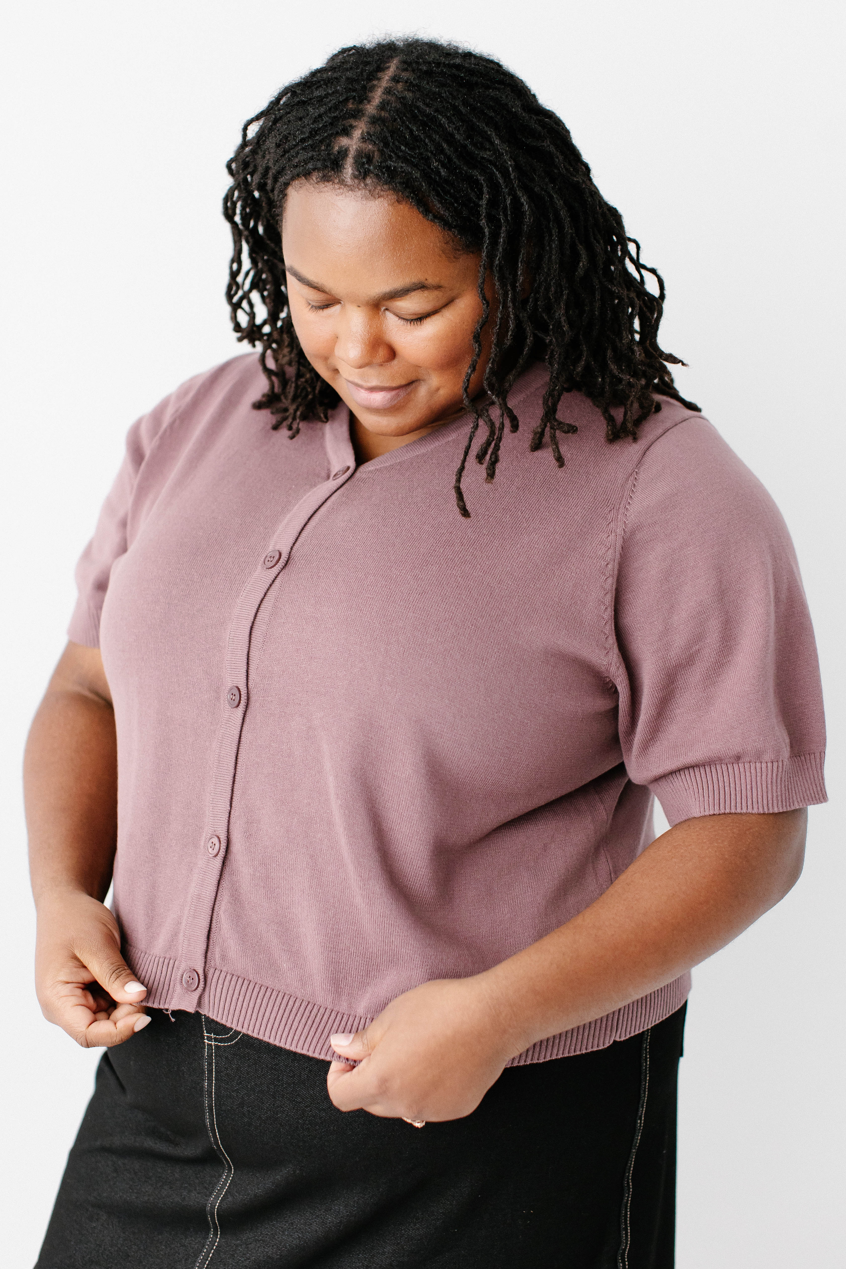 Catherine Short Sleeve Cotton Cardigan - Image 18