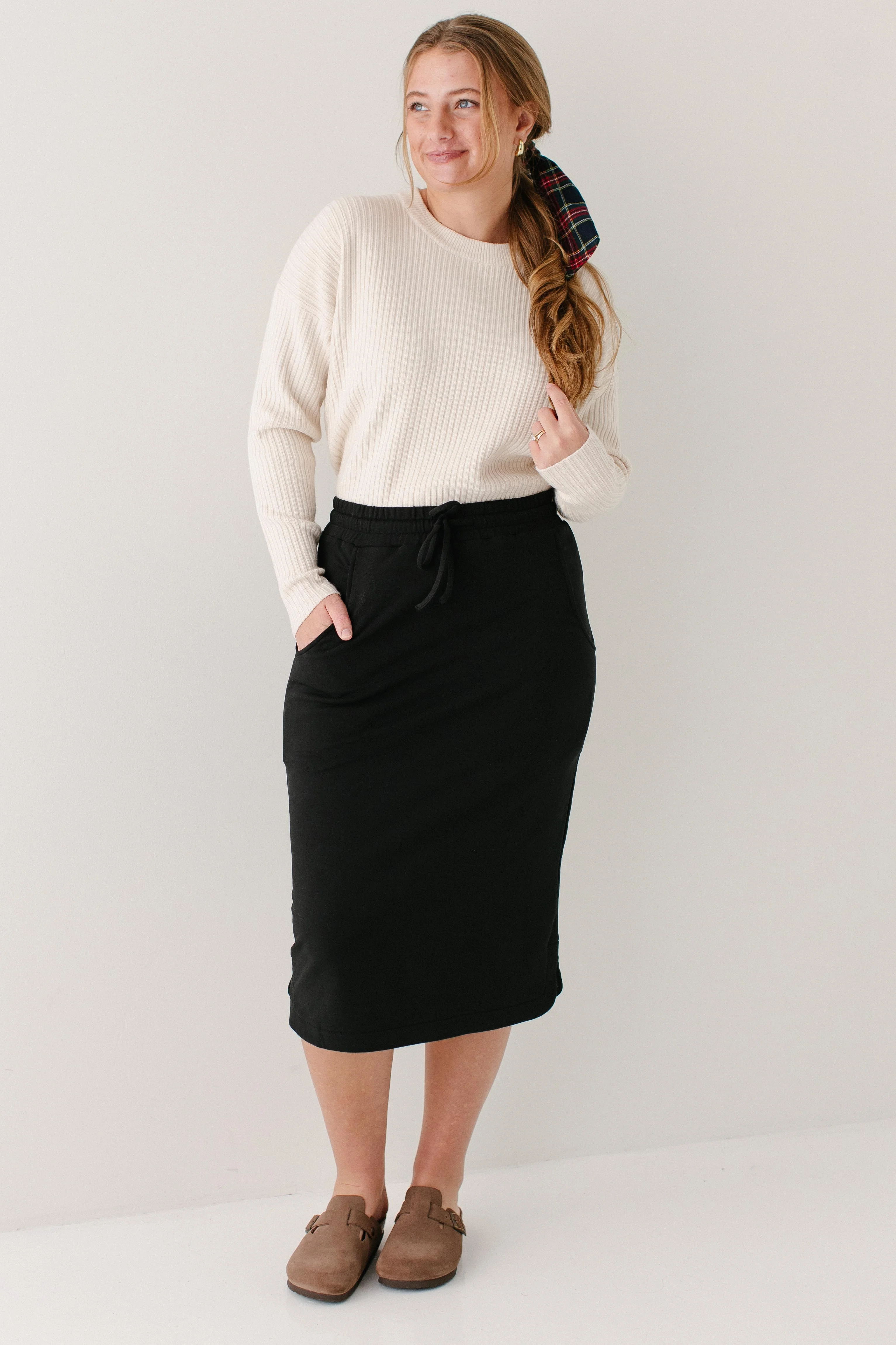 Classic Travel Midi Skirt FINAL SALE - Image 2