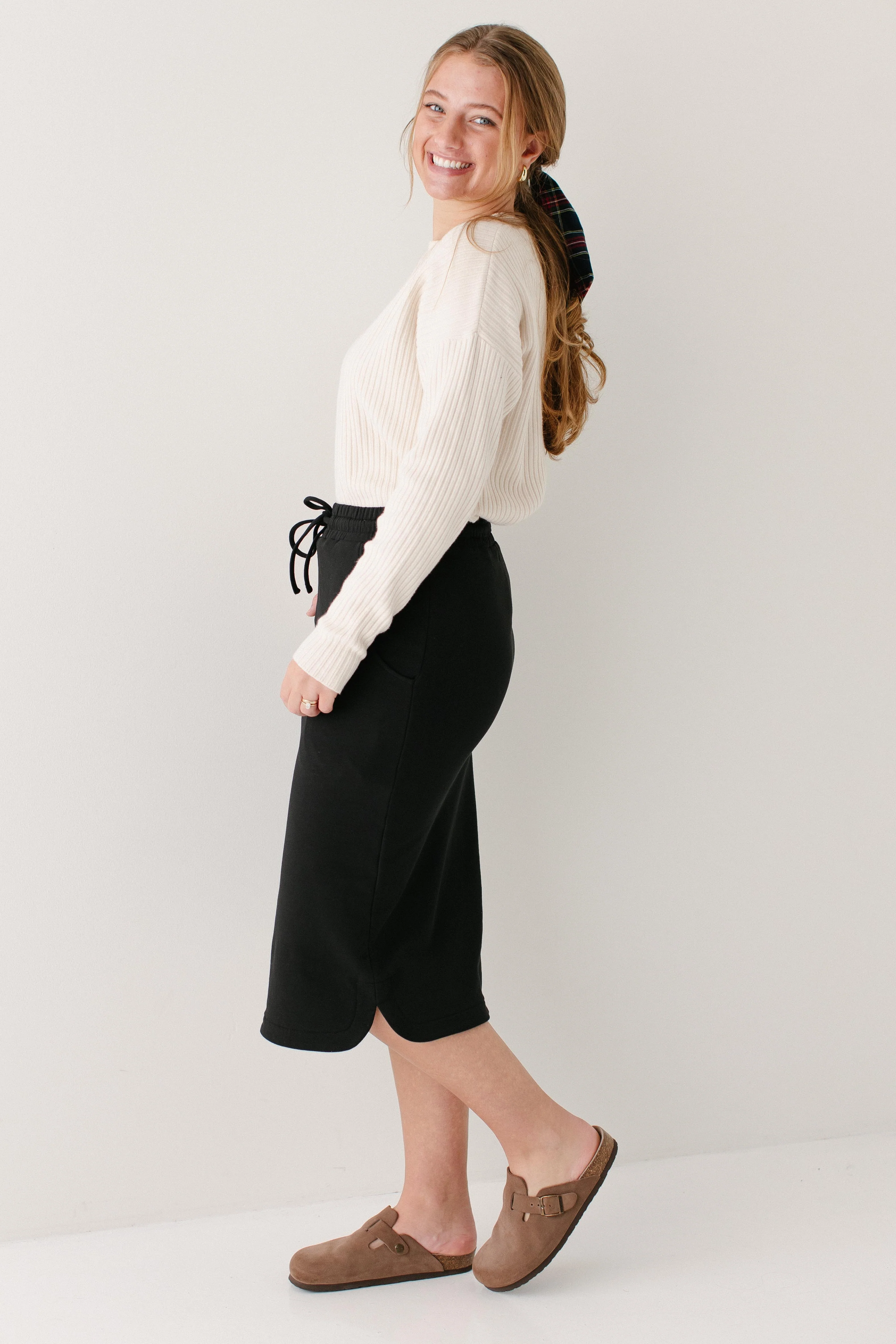 Classic Travel Midi Skirt FINAL SALE - Image 4