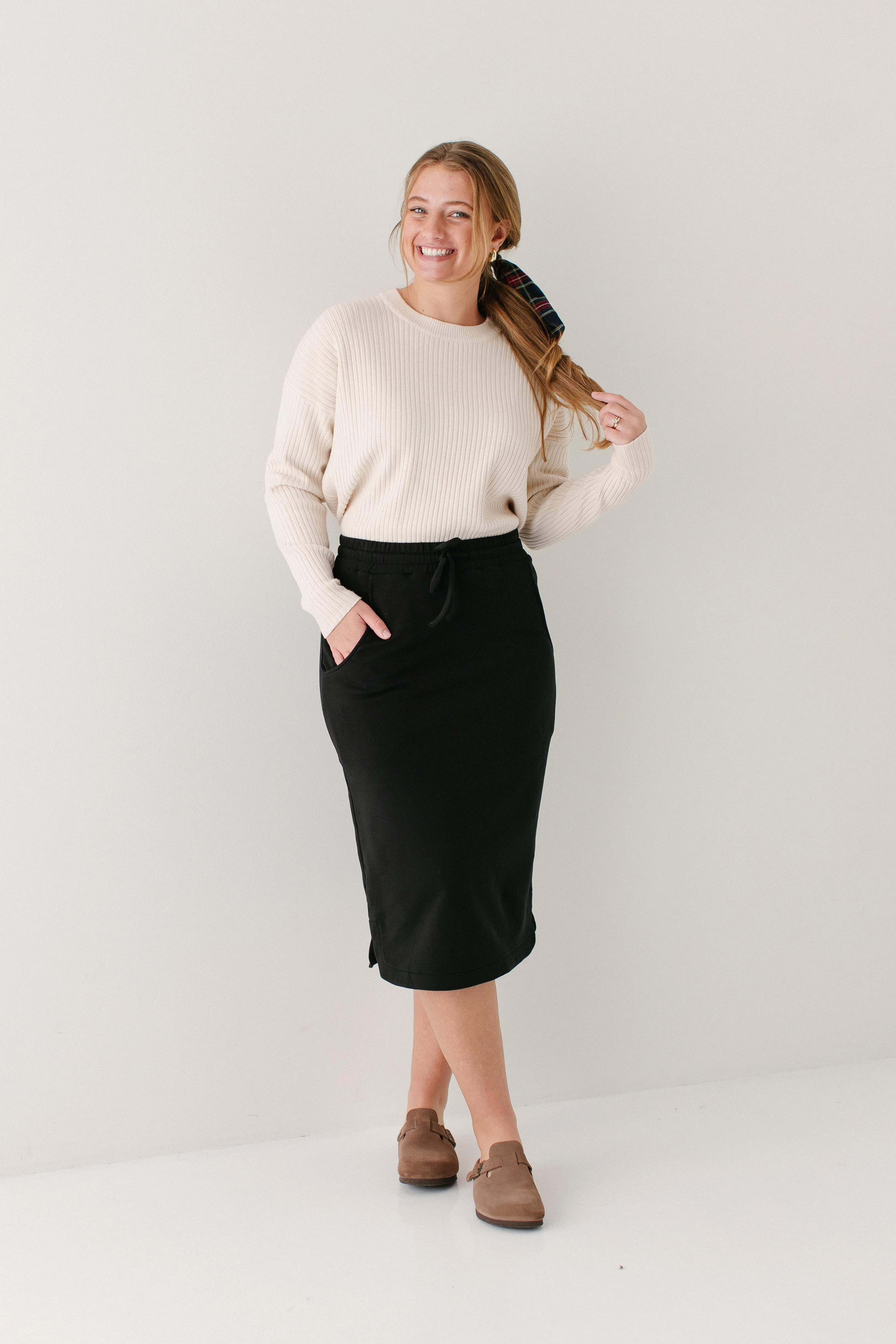 Classic Travel Midi Skirt FINAL SALE - Image 6