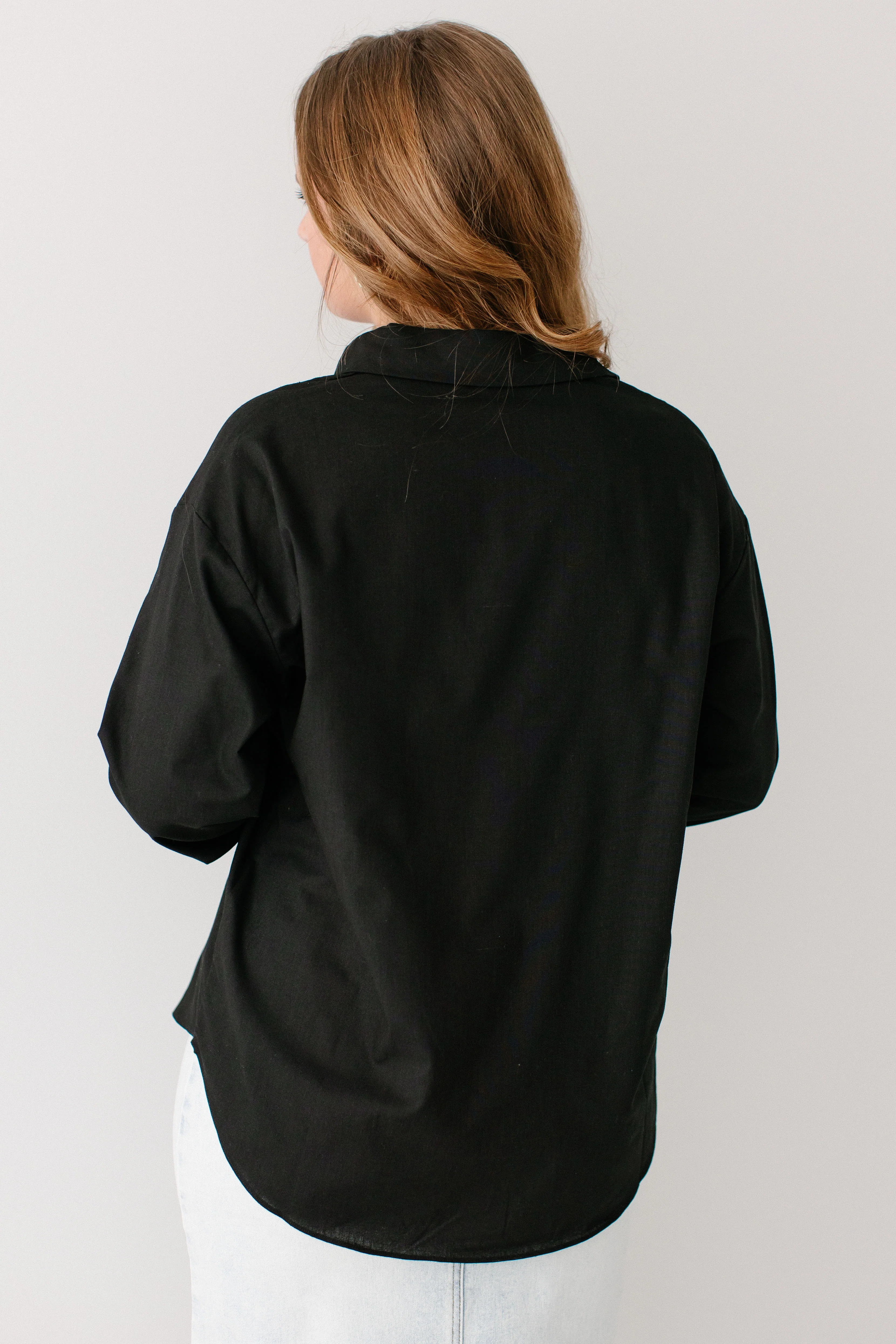 Cole Relaxed Collared Button Down Top FINAL SALE - Image 5