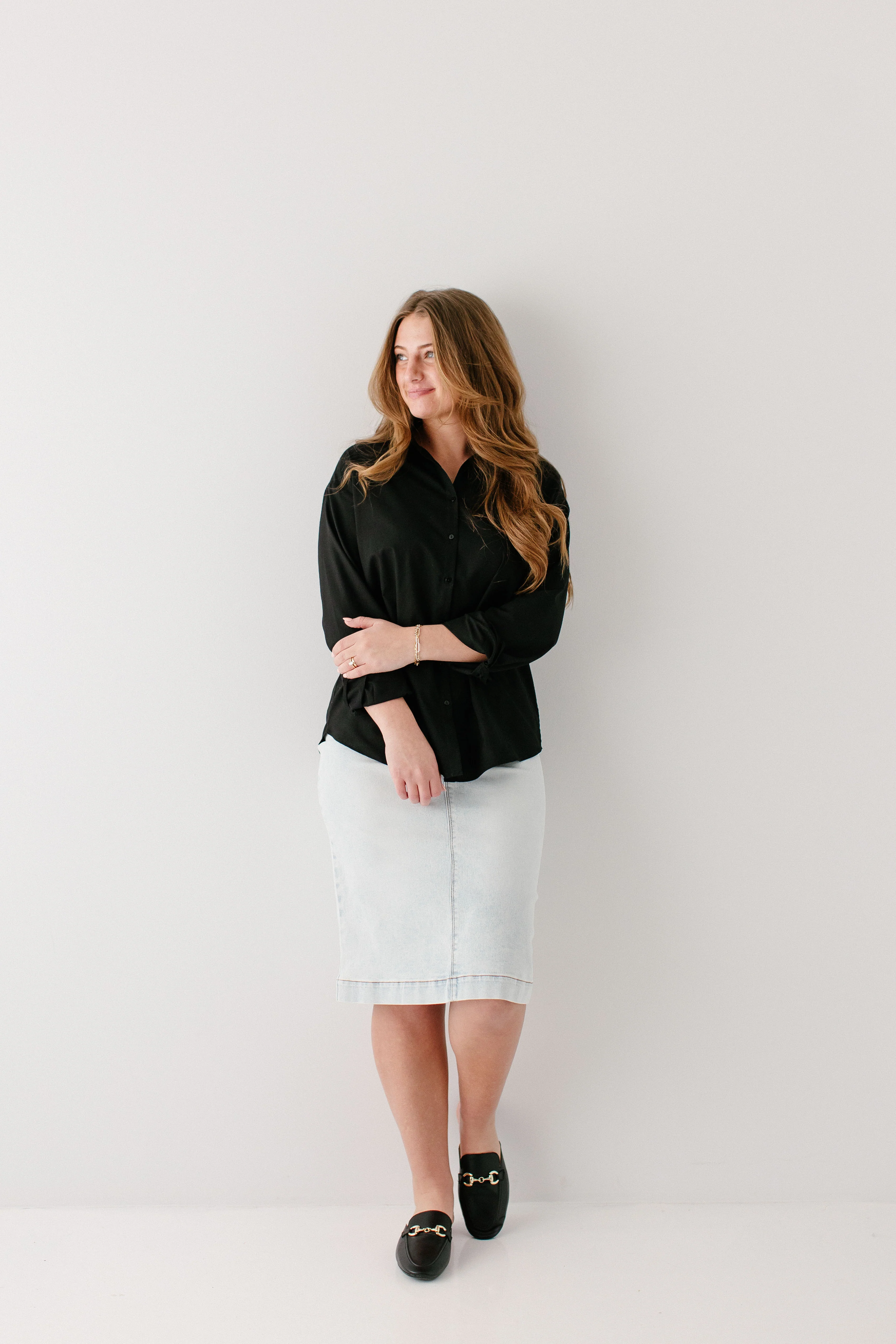Cole Relaxed Collared Button Down Top FINAL SALE - Image 6