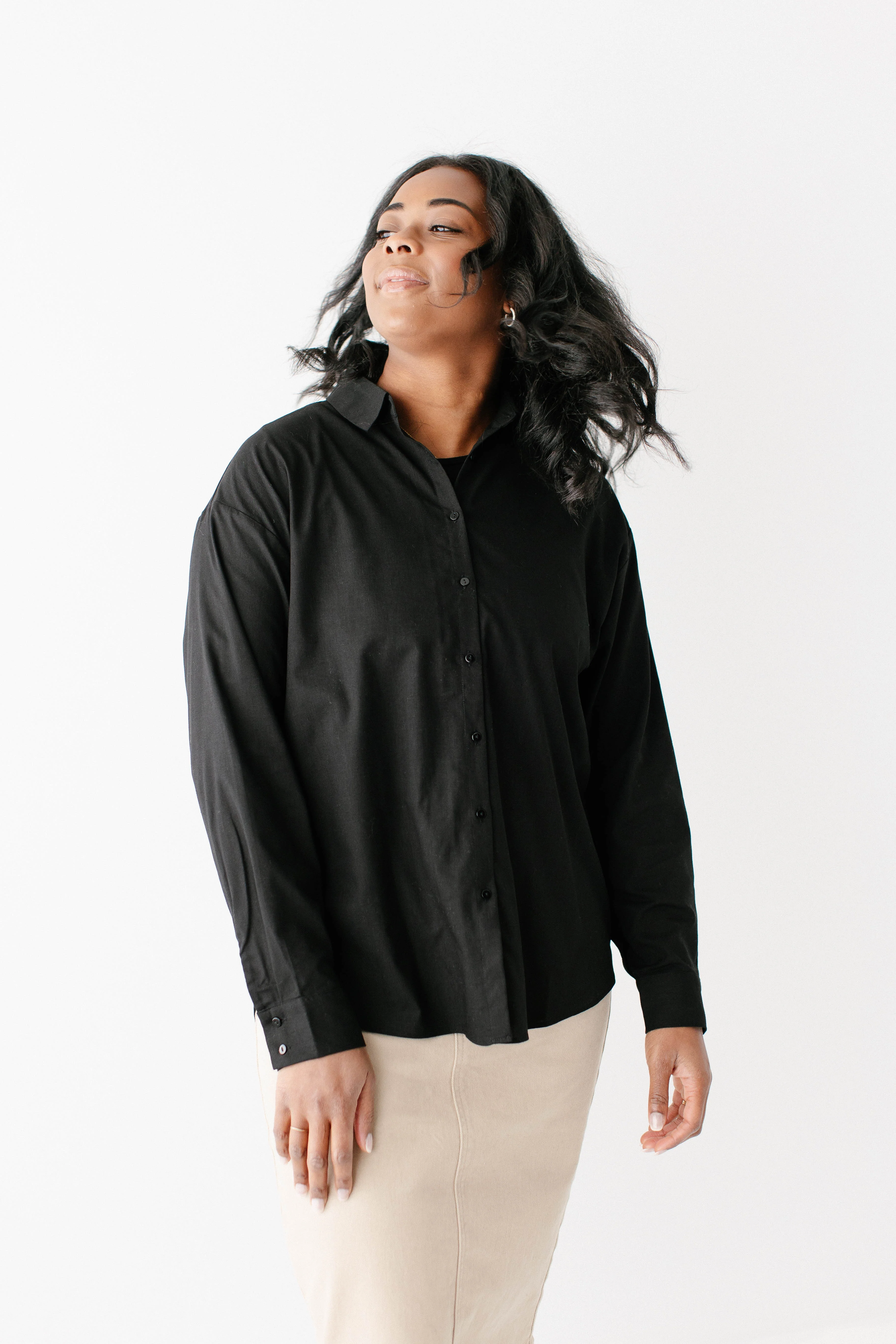 Cole Relaxed Collared Button Down Top FINAL SALE - Image 8