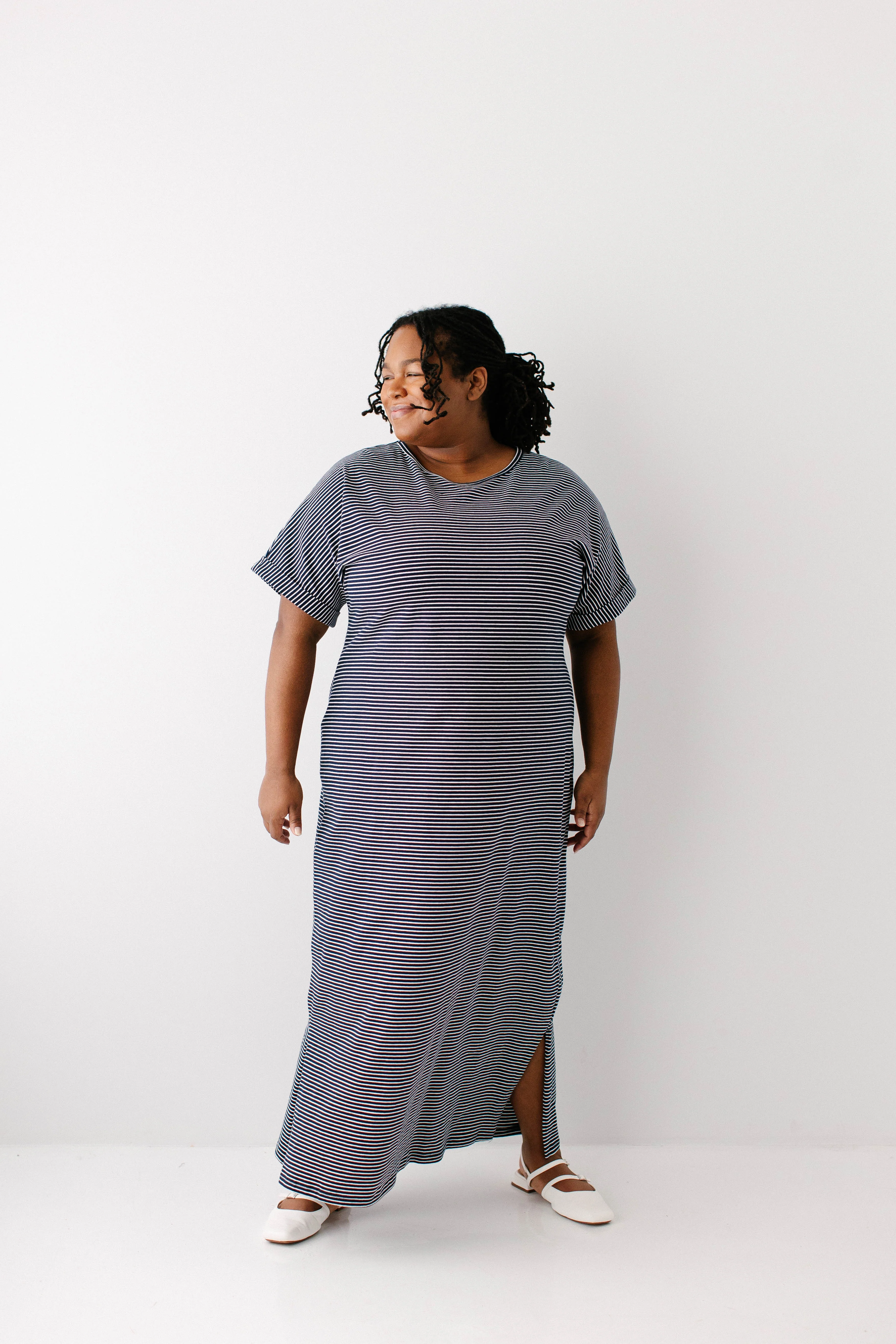 Connie Striped Knit Maxi Dress - Image 10