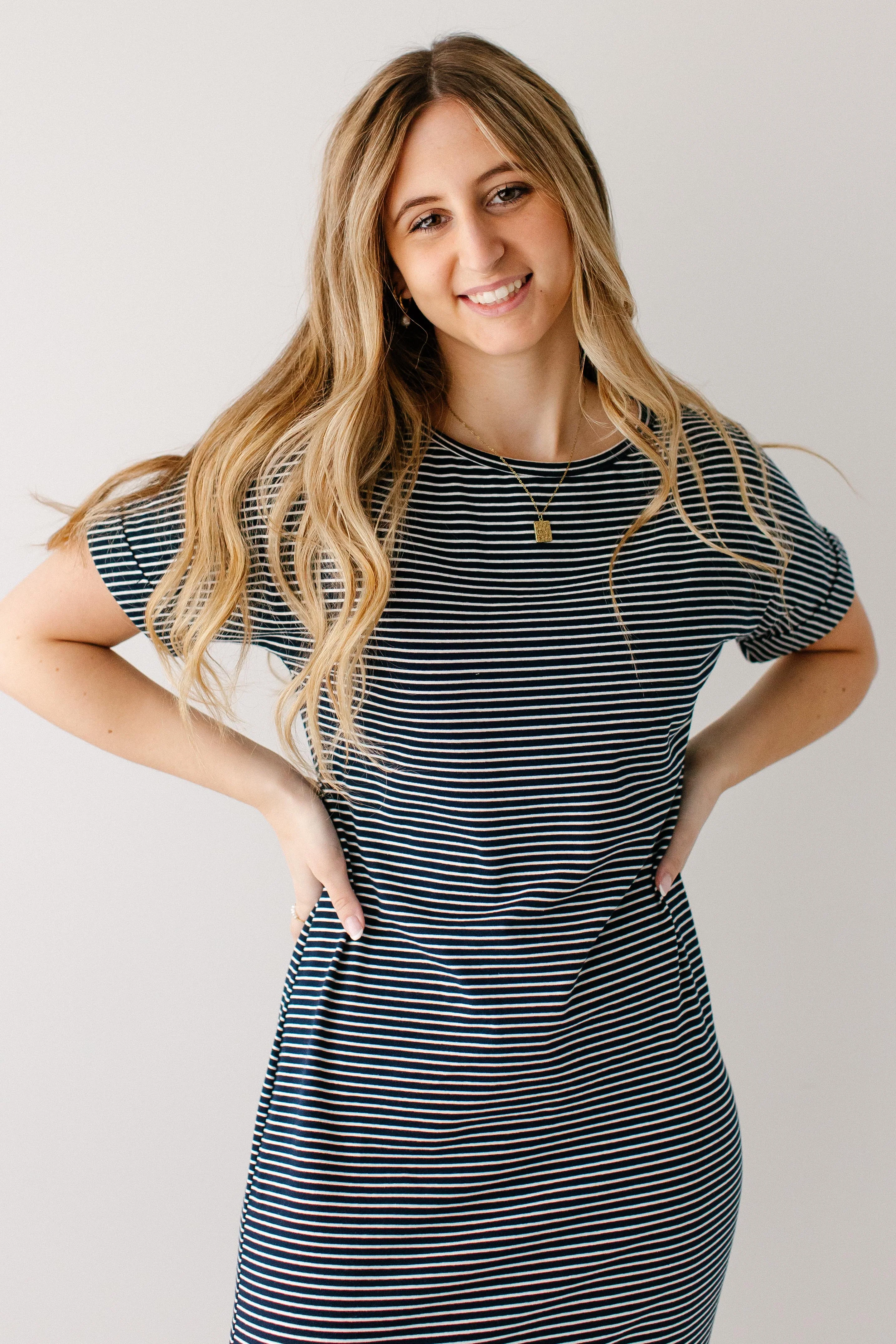 Connie Striped Knit Maxi Dress - Image 4