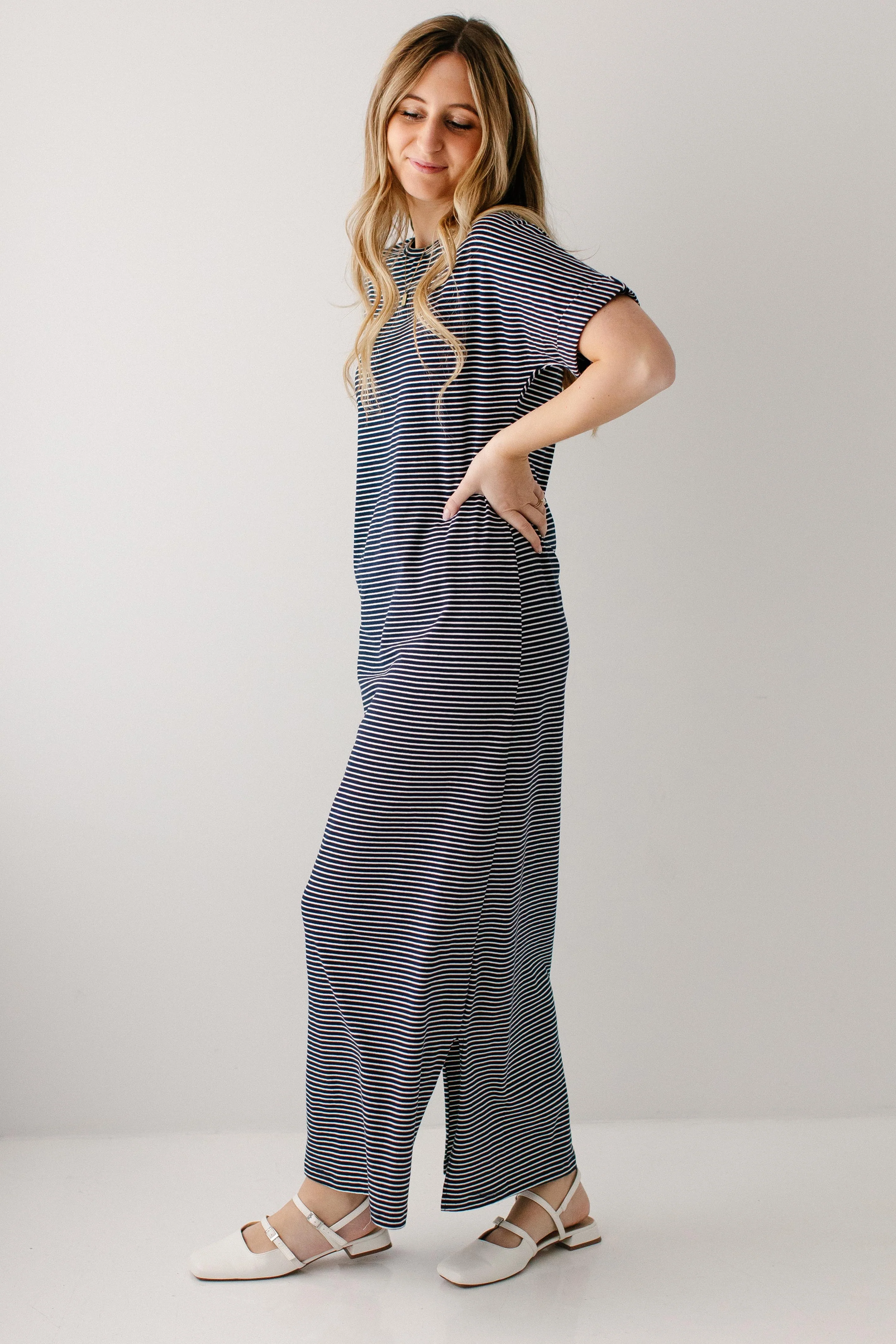 Connie Striped Knit Maxi Dress - Image 6
