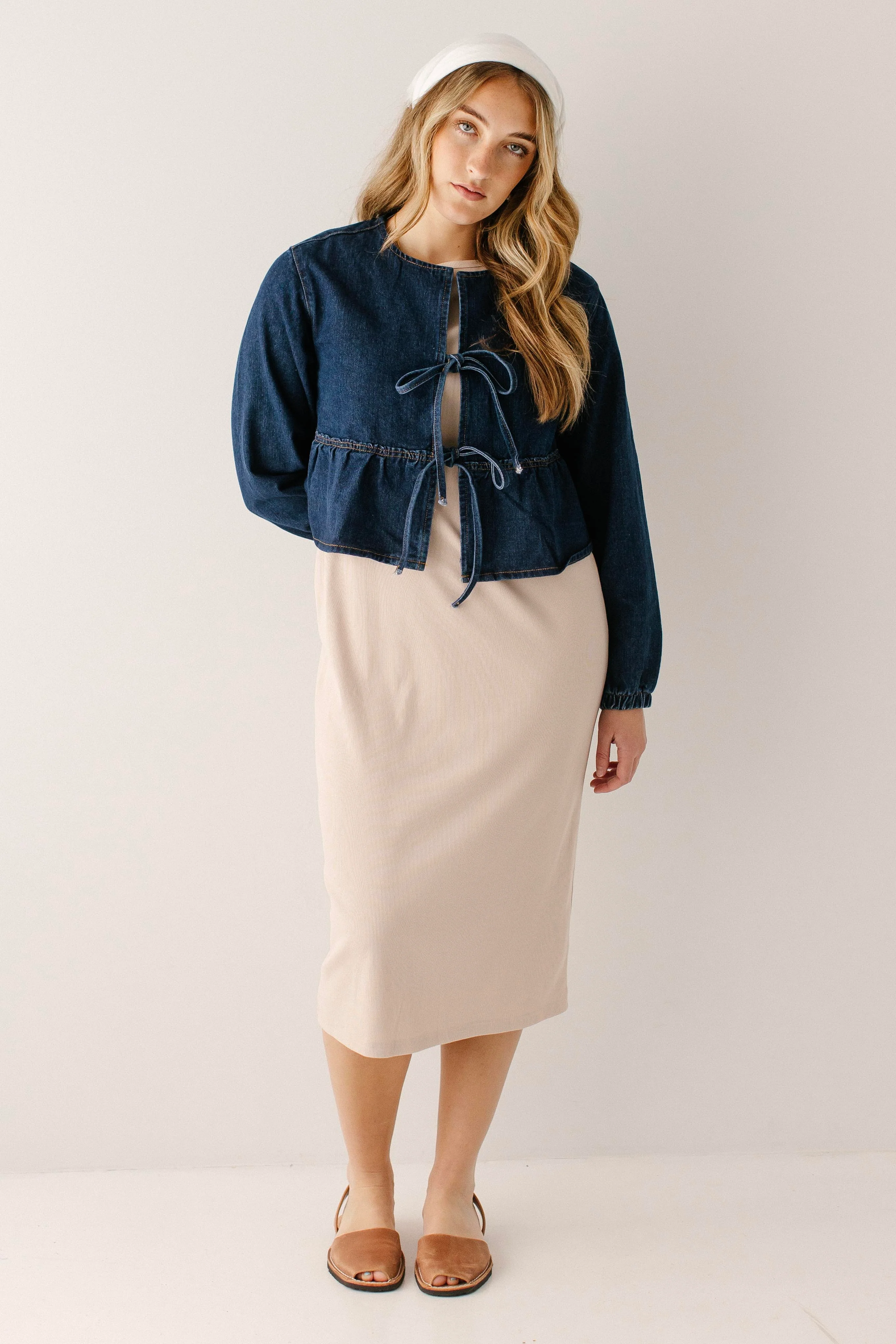 Constance Short Sleeve Ribbed Midi Dress - Image 10