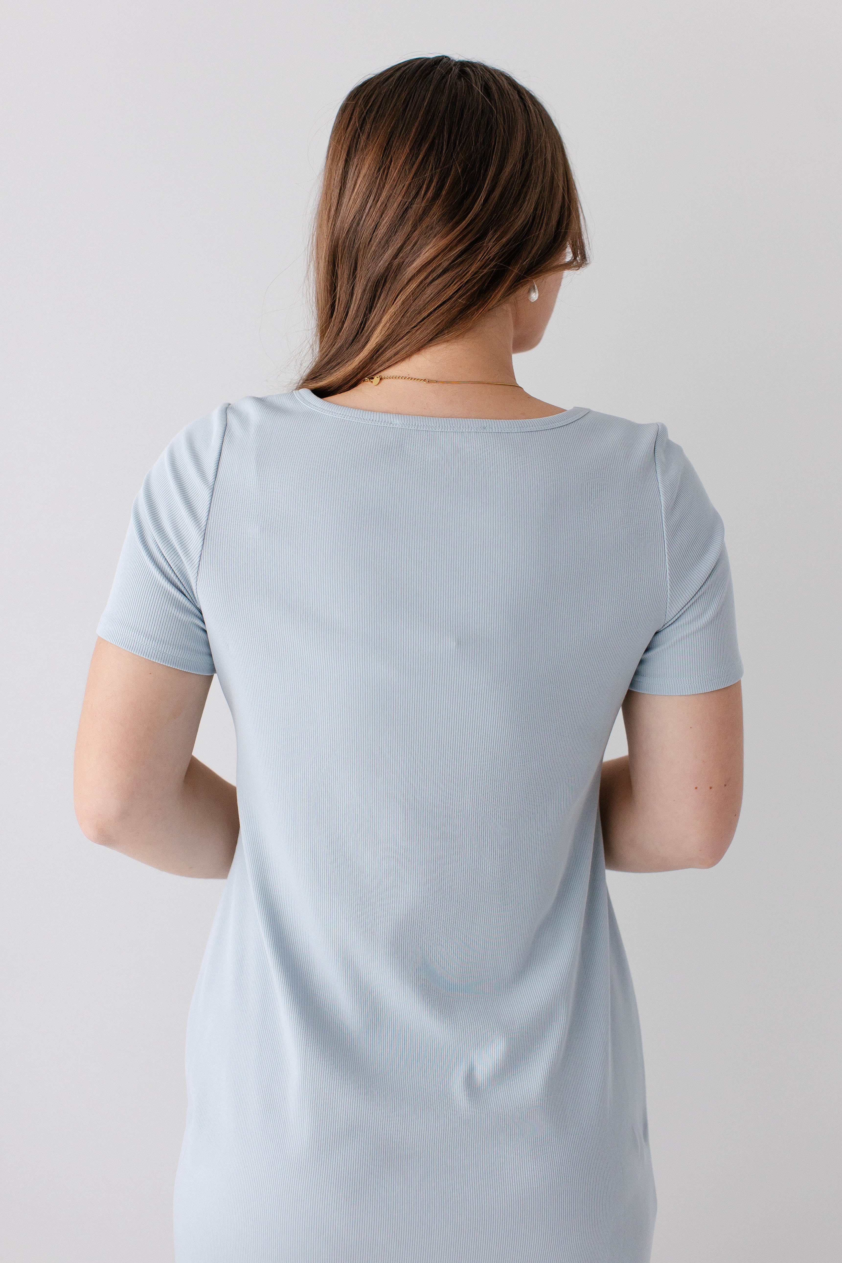Constance Short Sleeve Ribbed Midi Dress - Image 29