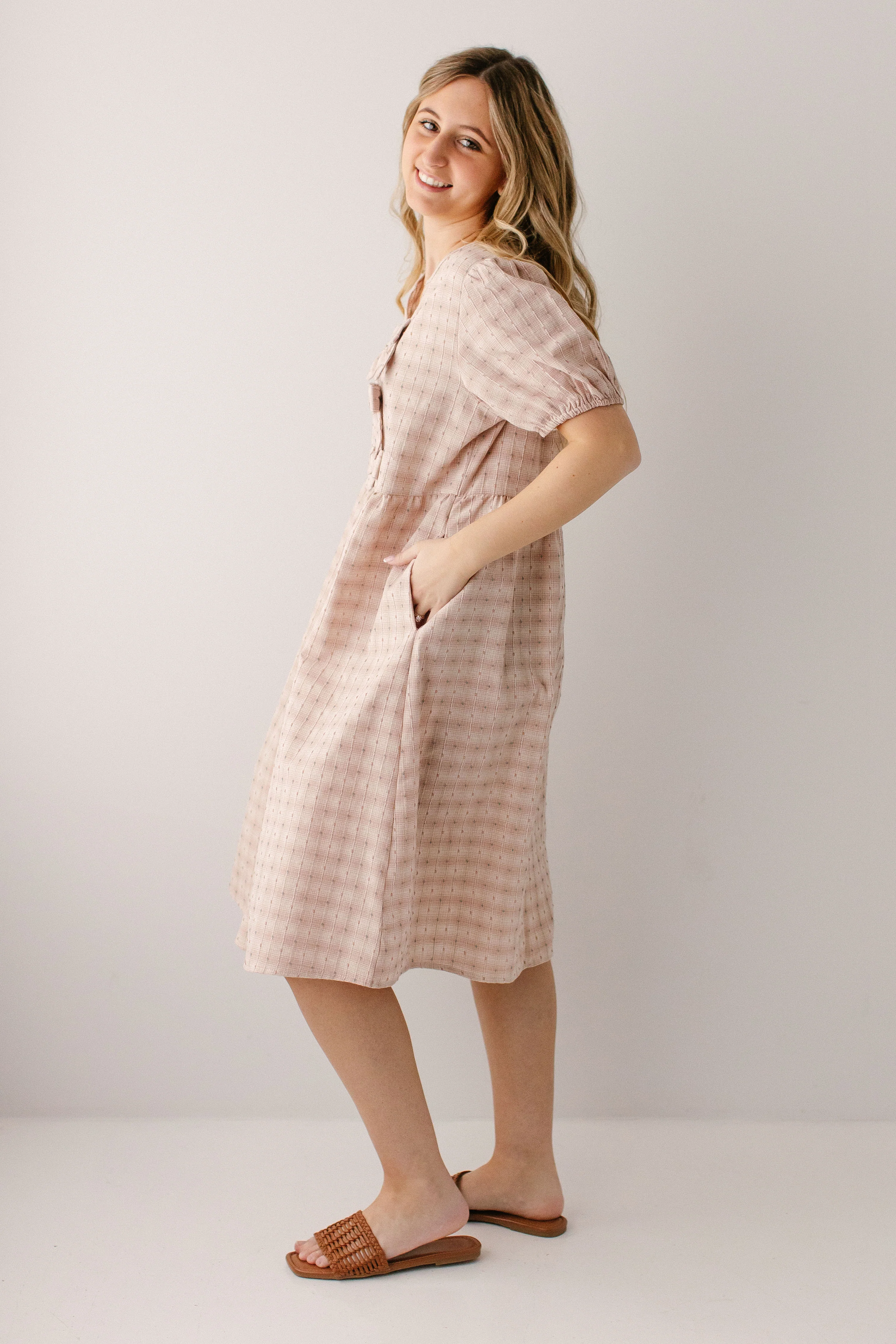 'Coraline' Bow Front Midi Dress - Image 6