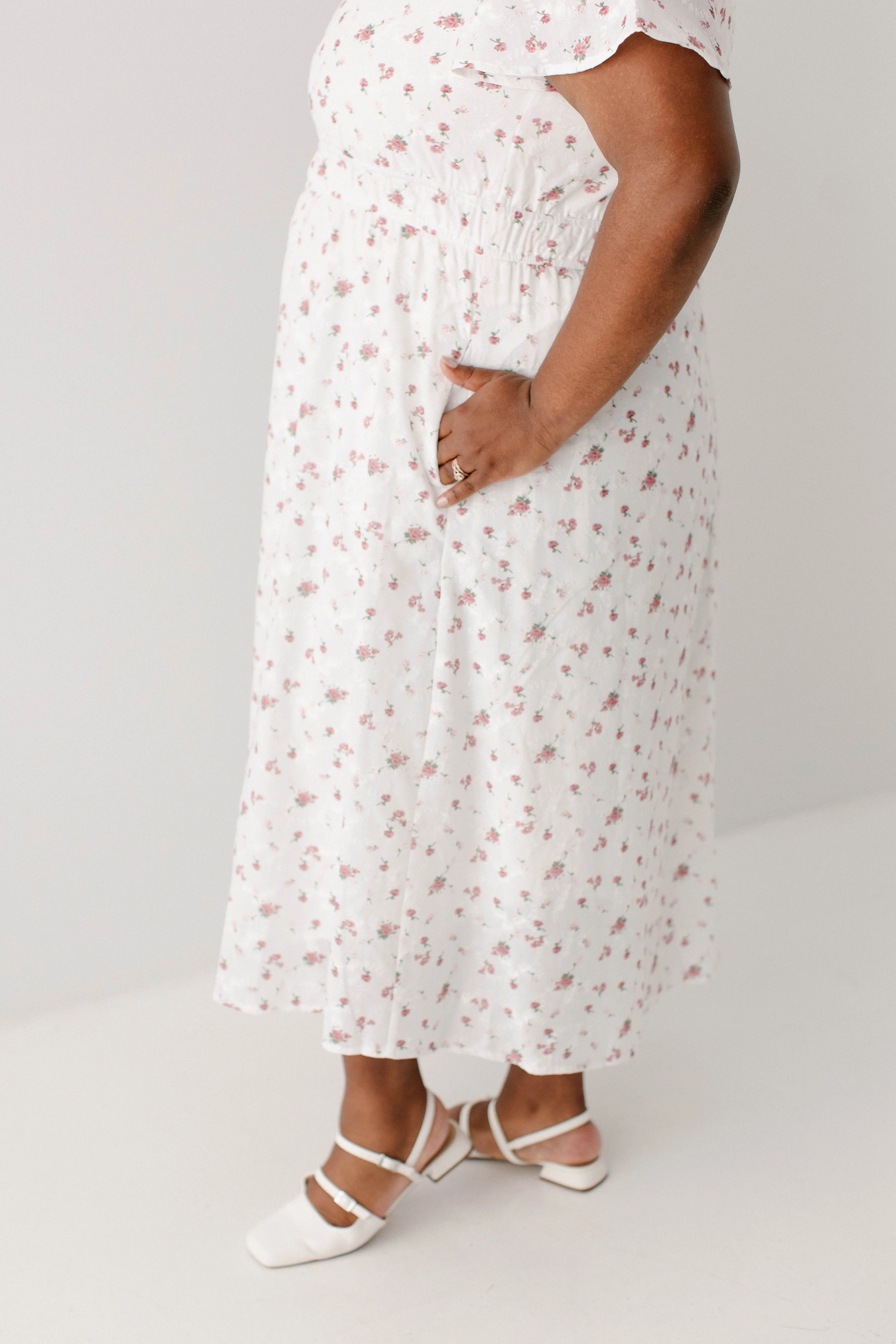 Cynthia Embroidered Floral Print Dress FINAL SALE - Image 11