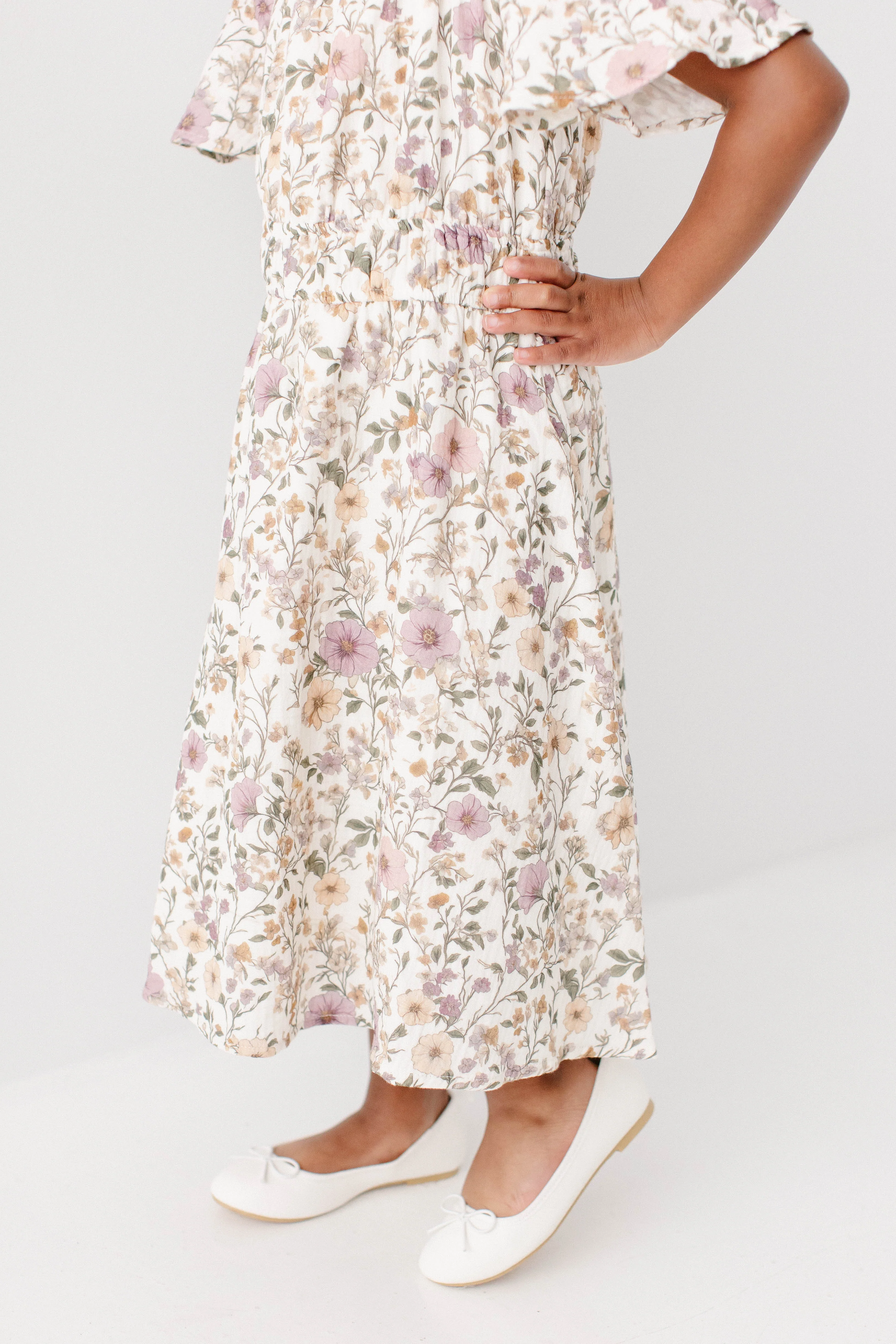 Cynthia Girl Morning Glory Cotton Gauze Dress - Image 4