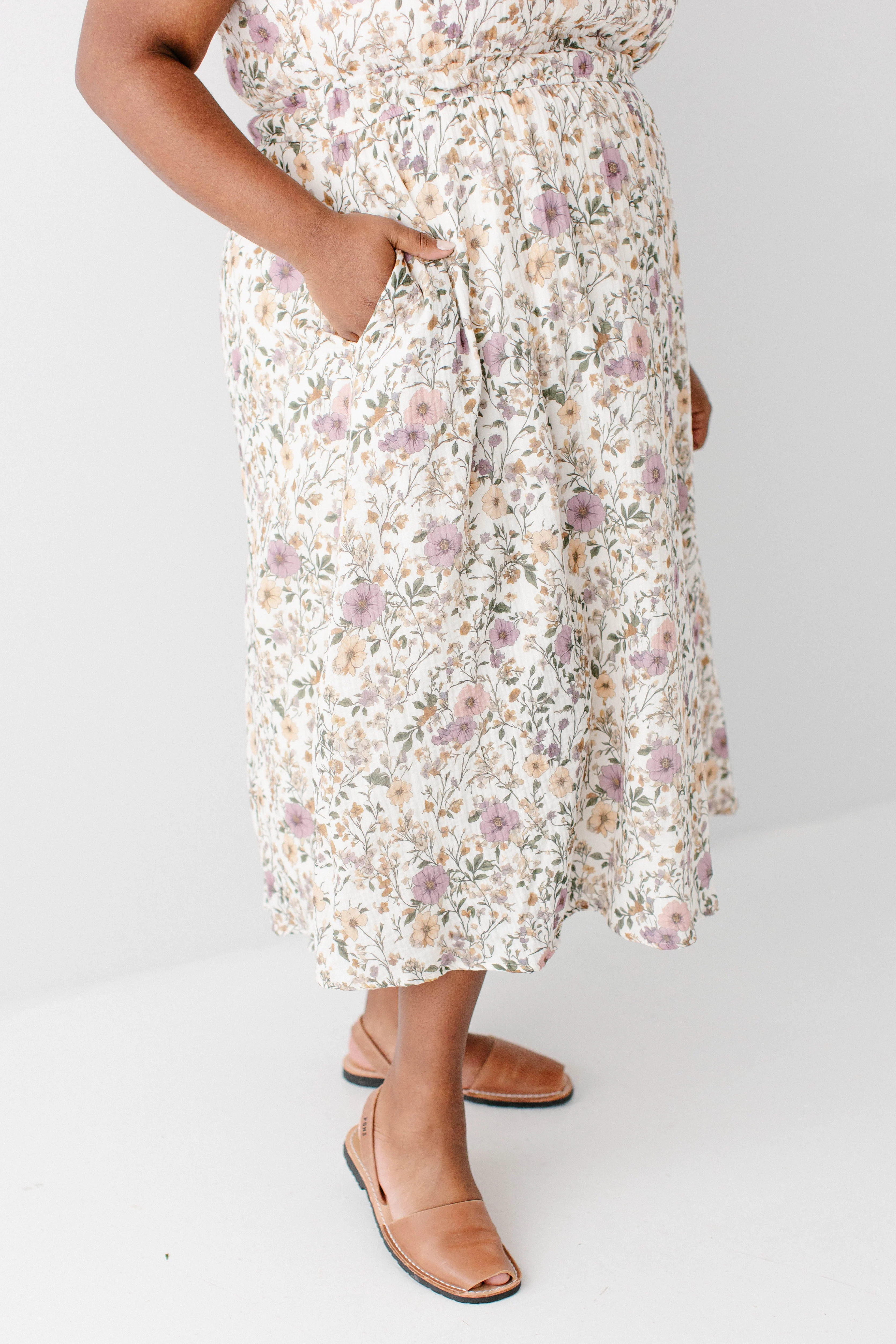 Cynthia Morning Glory Cotton Gauze Dress - Image 11