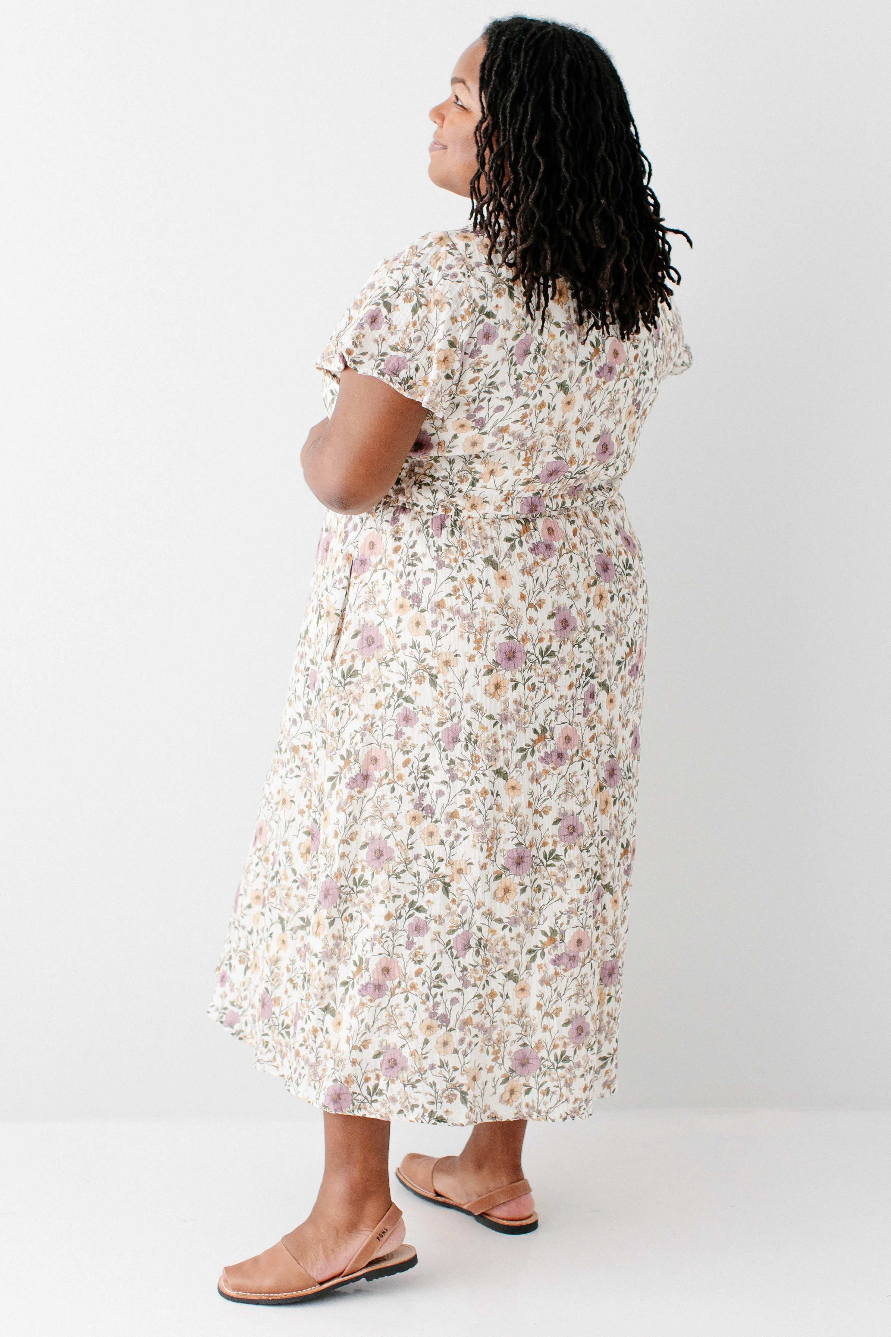 Cynthia Morning Glory Cotton Gauze Dress - Image 14