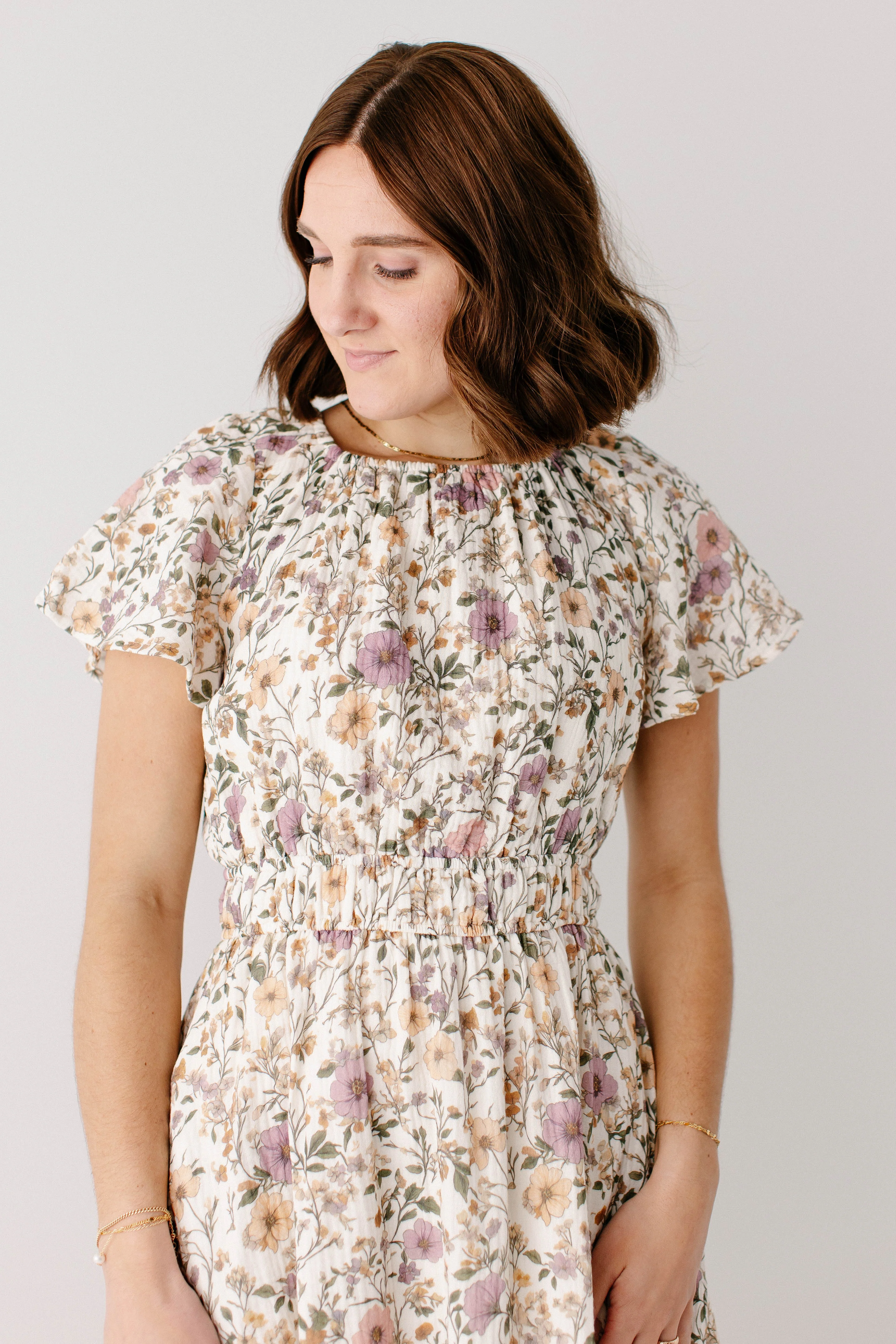 Cynthia Morning Glory Cotton Gauze Dress - Image 4