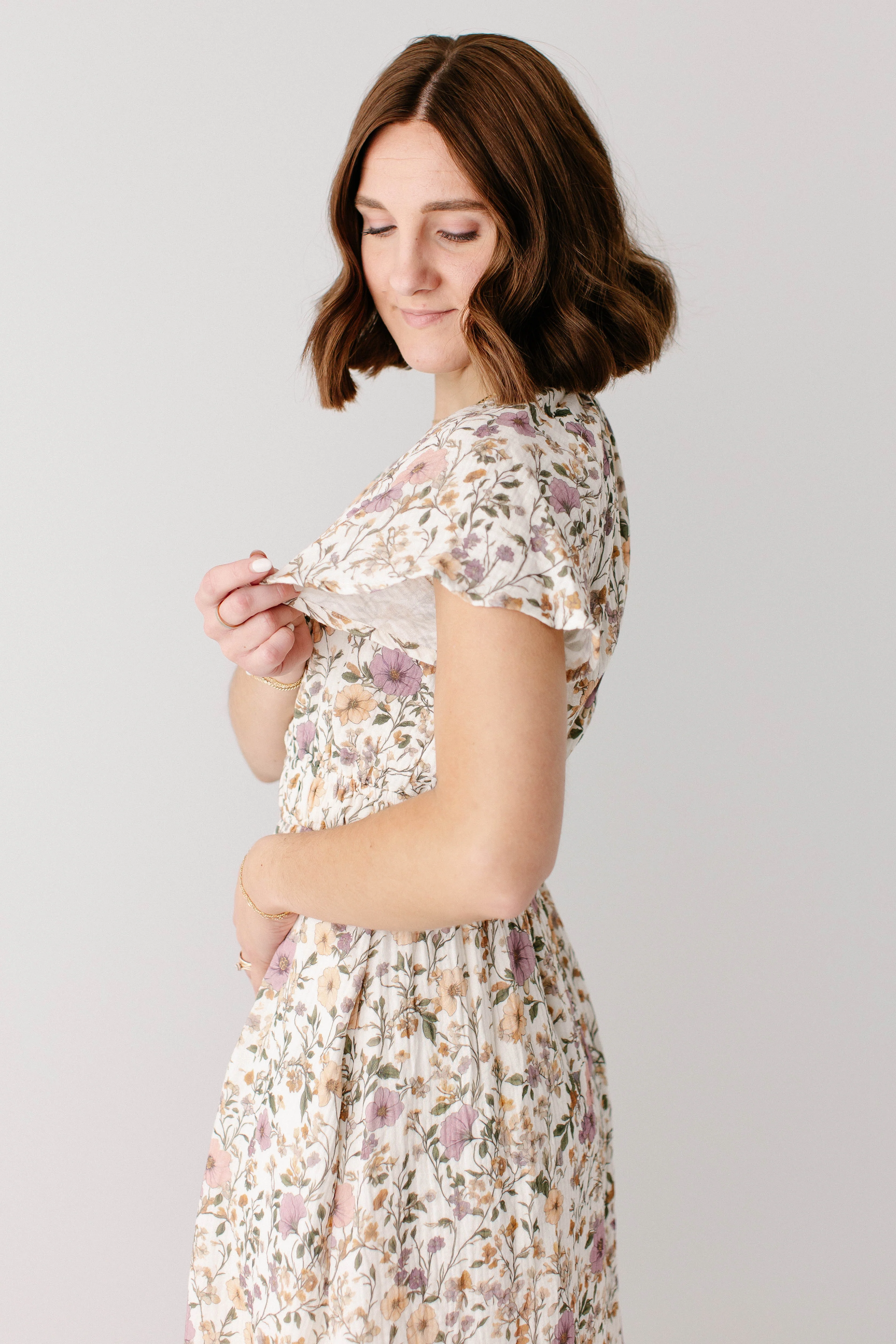 Cynthia Morning Glory Cotton Gauze Dress - Image 6
