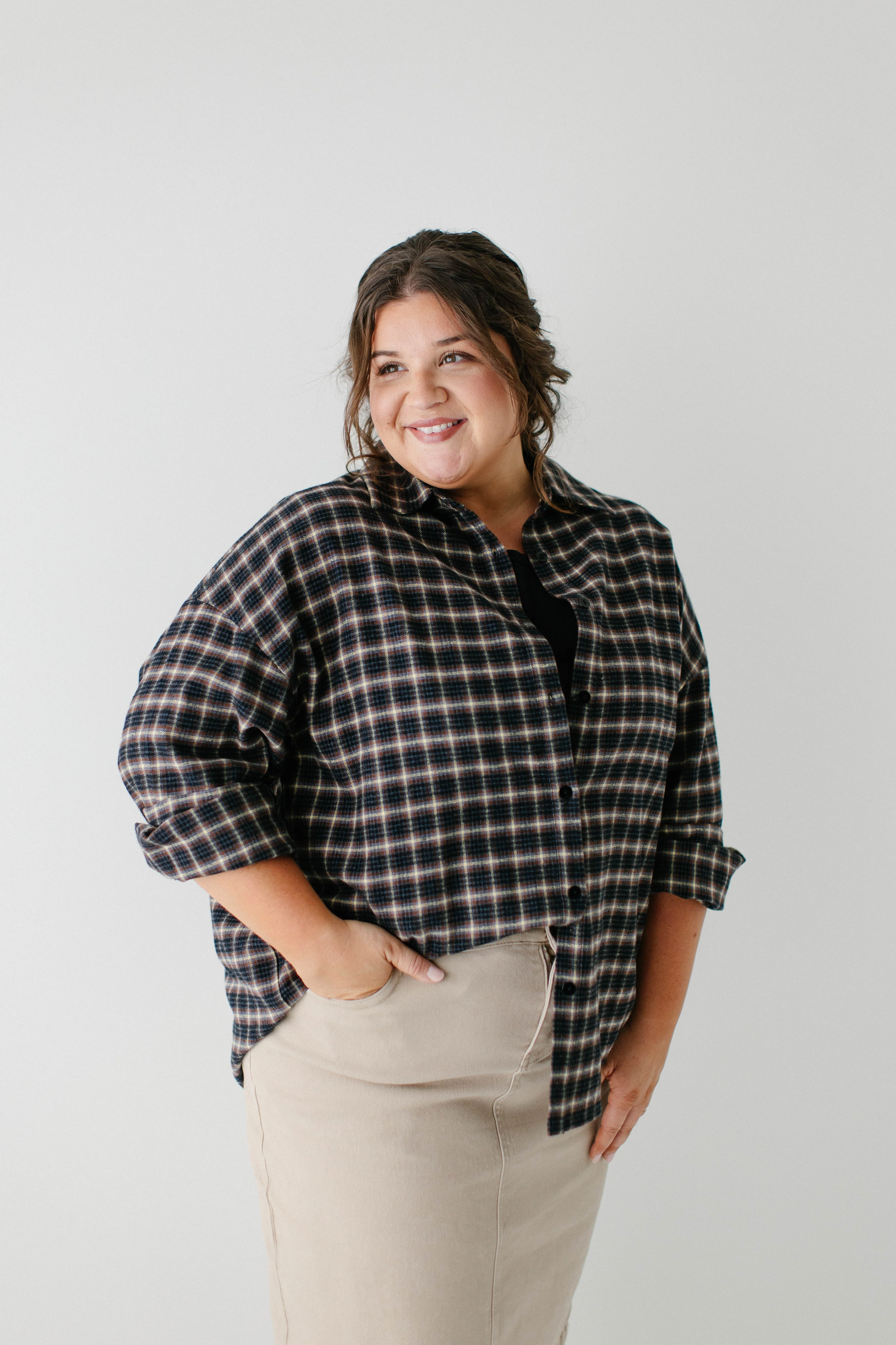 Dakota Plaid Flannel Shacket FINAL SALE - Image 11