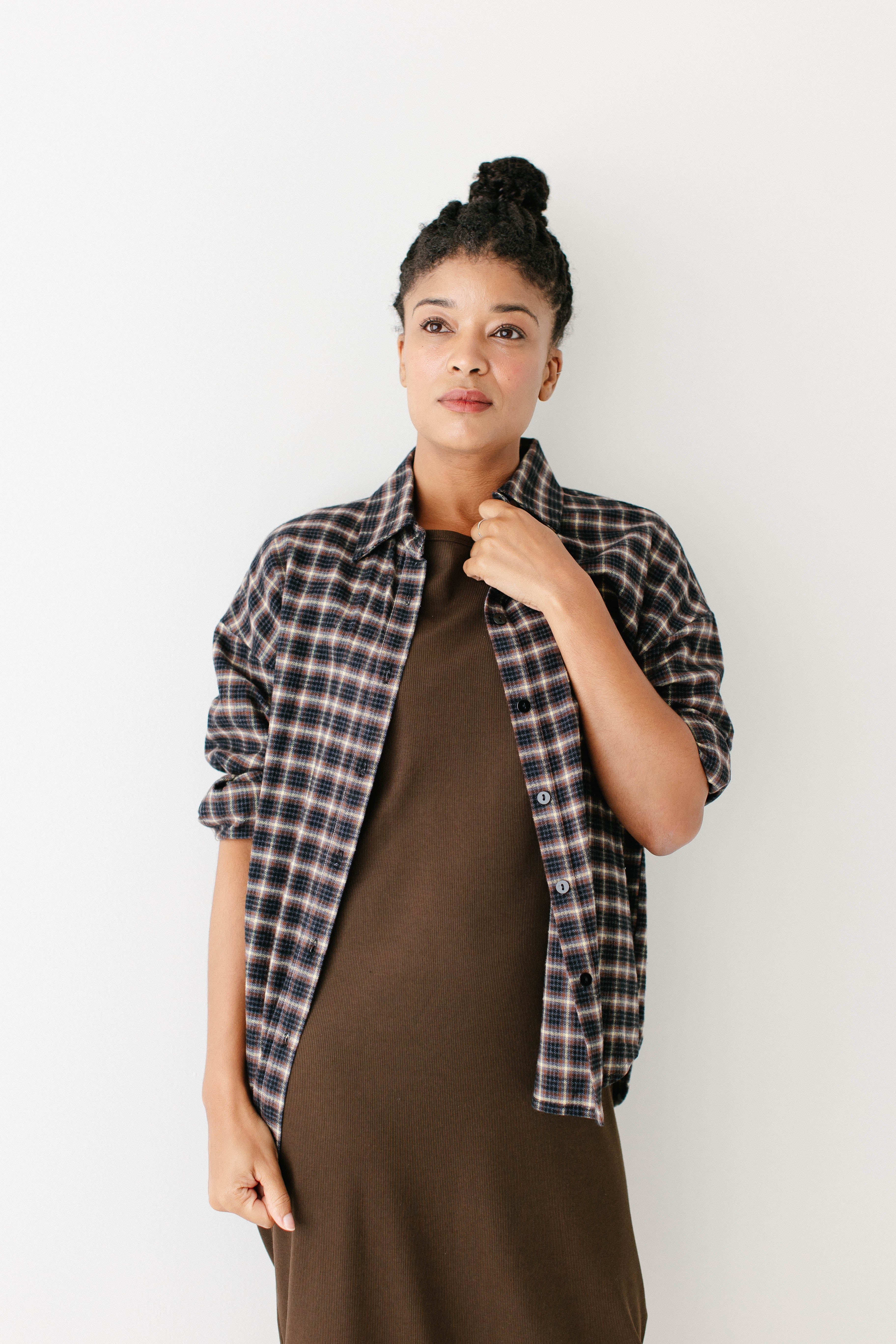 Dakota Plaid Flannel Shacket FINAL SALE - Image 3