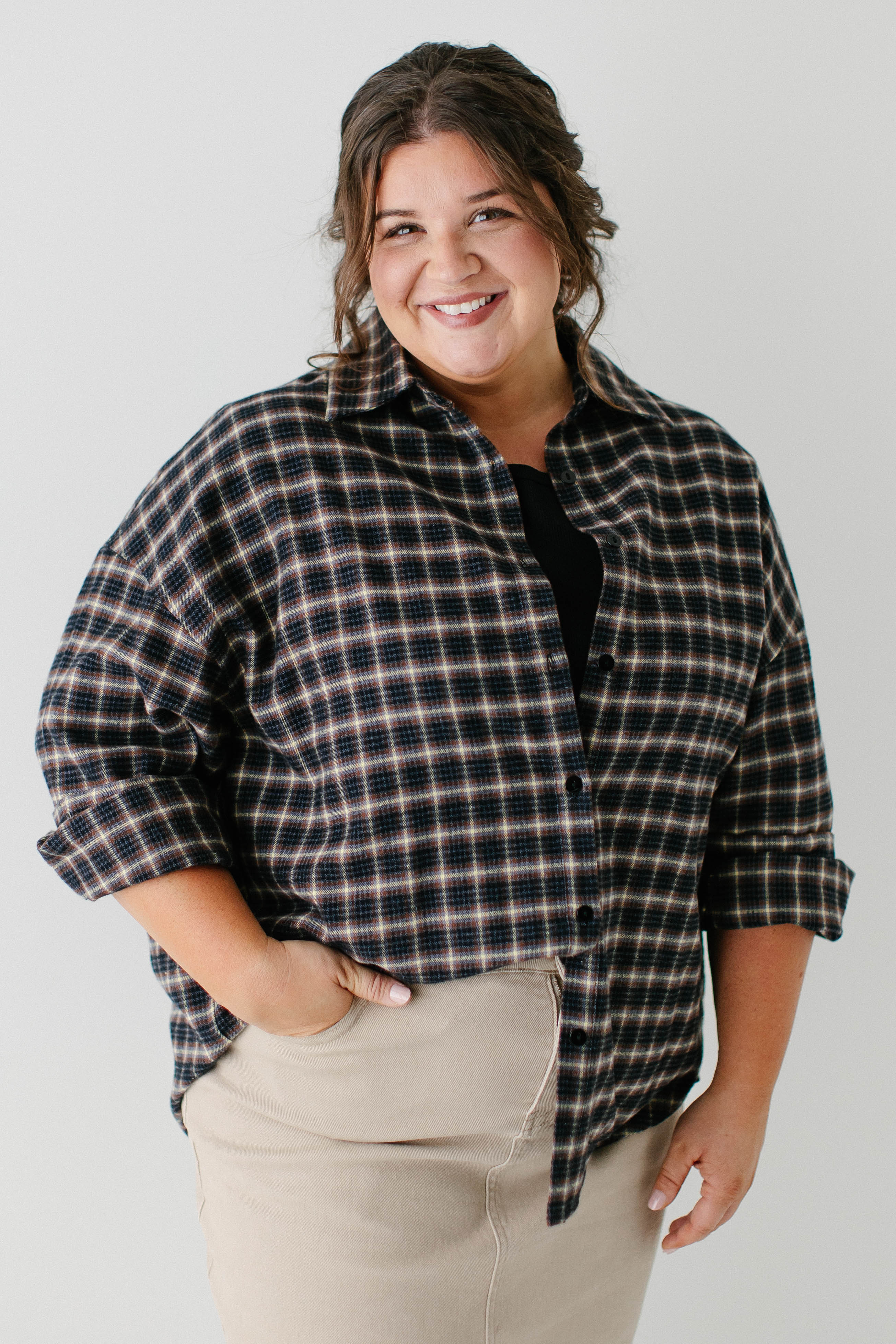 Dakota Plaid Flannel Shacket FINAL SALE - Image 8