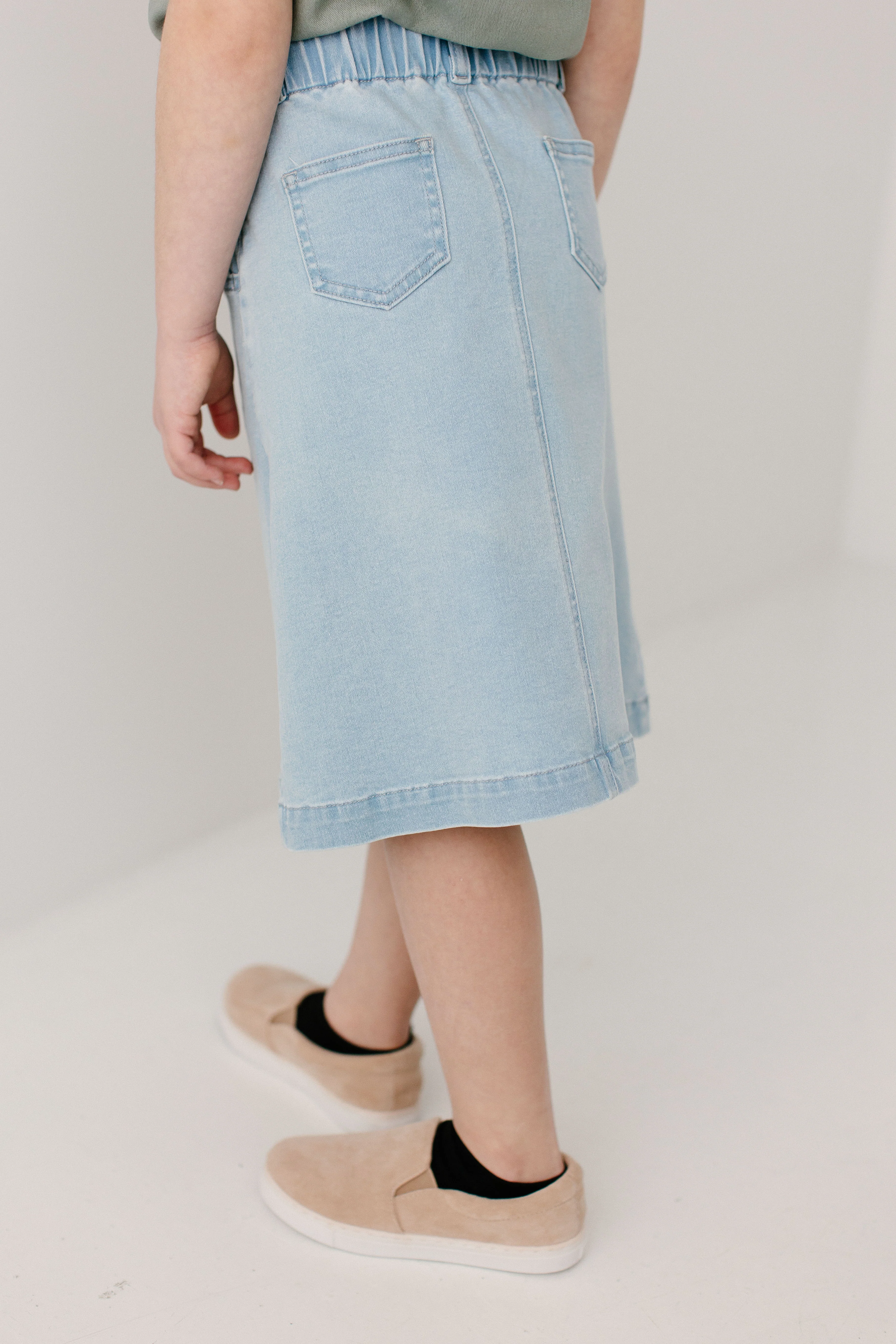 Dana Girl A-Line Denim Skirt - Image 5