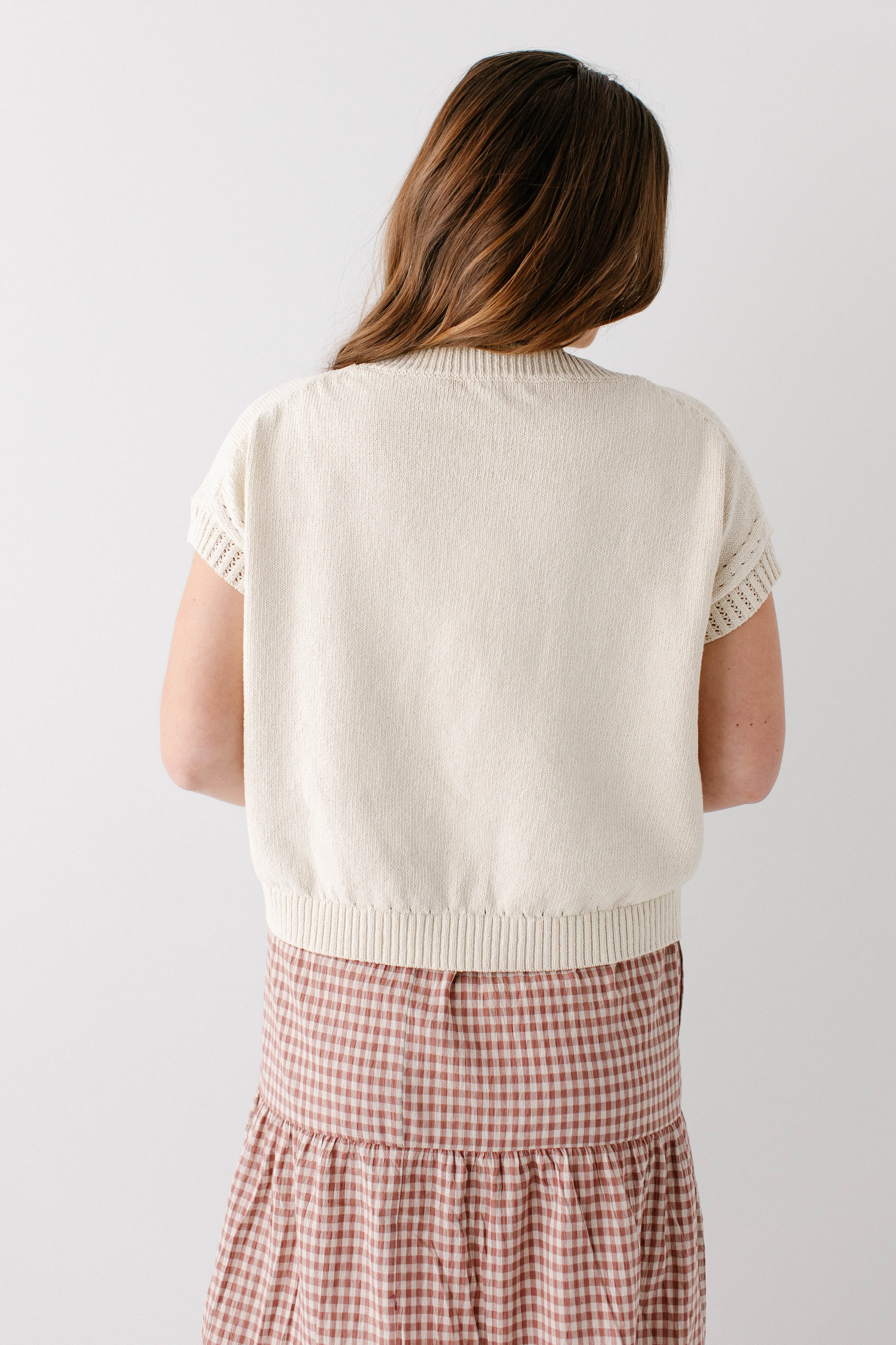 'Darby' Knit Detail Top FINAL SALE - Image 6