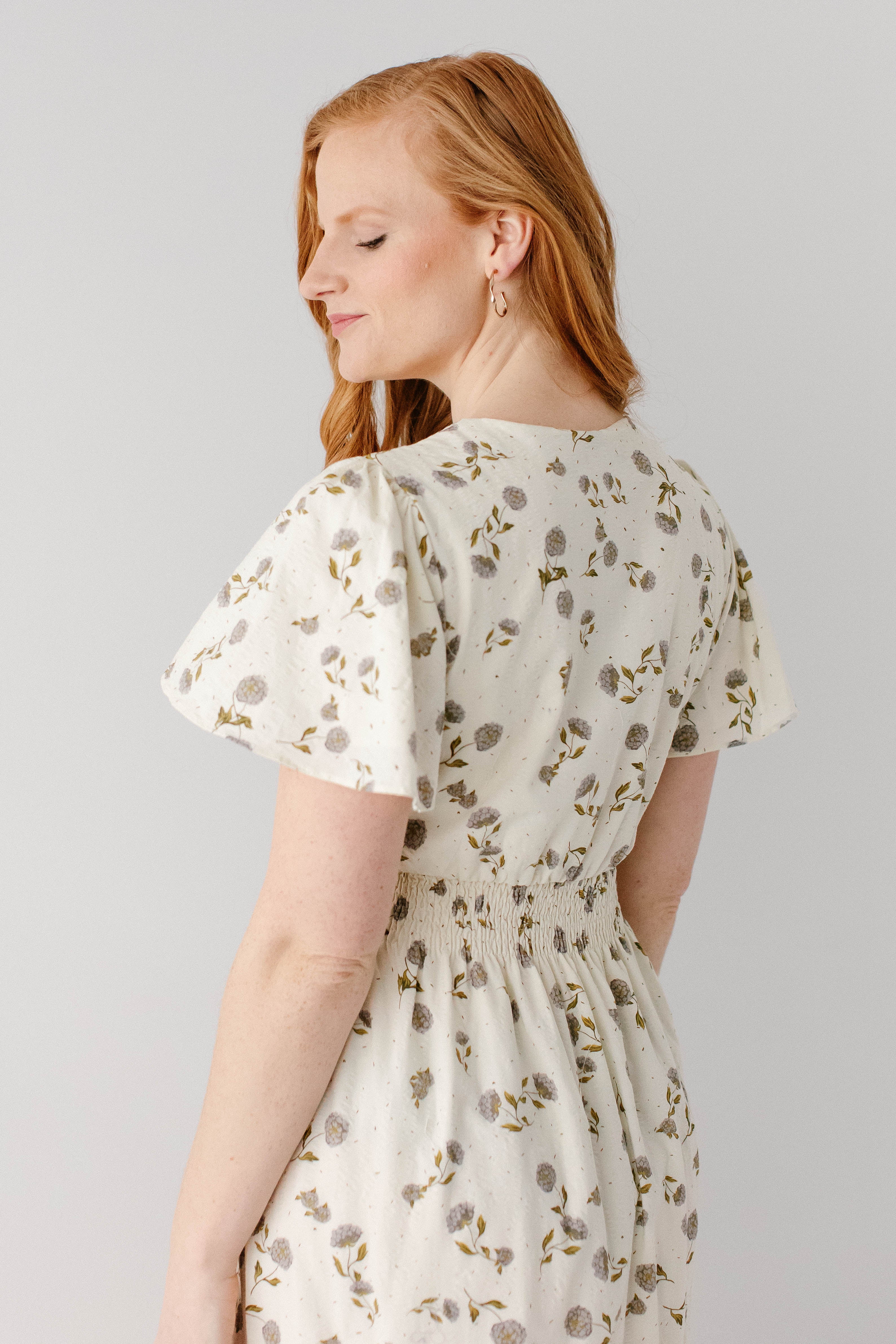 Elizabeth Hydrangea Floral Tiered Maxi Dress - Image 7