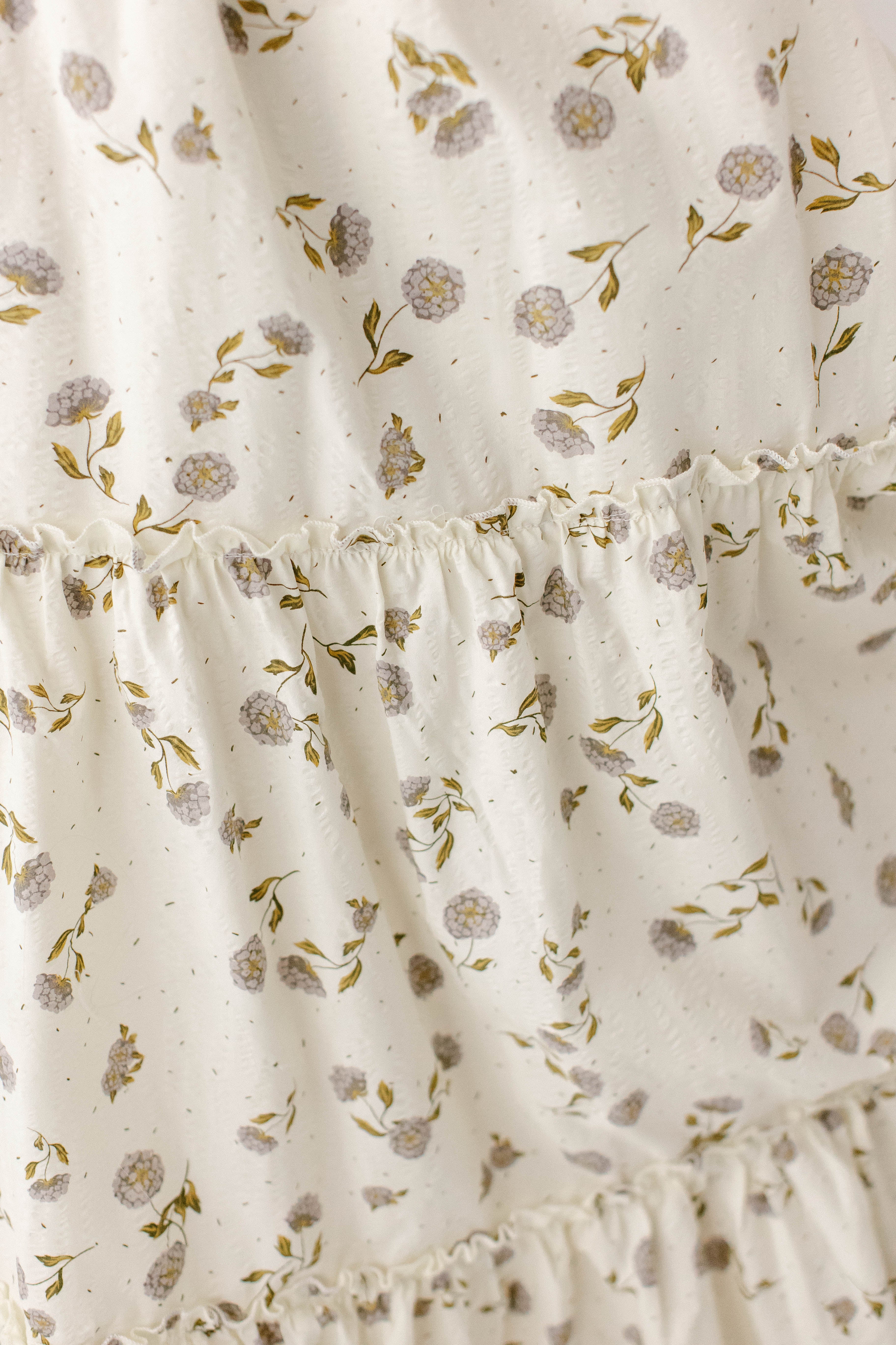 Elizabeth Hydrangea Floral Tiered Maxi Dress - Image 8