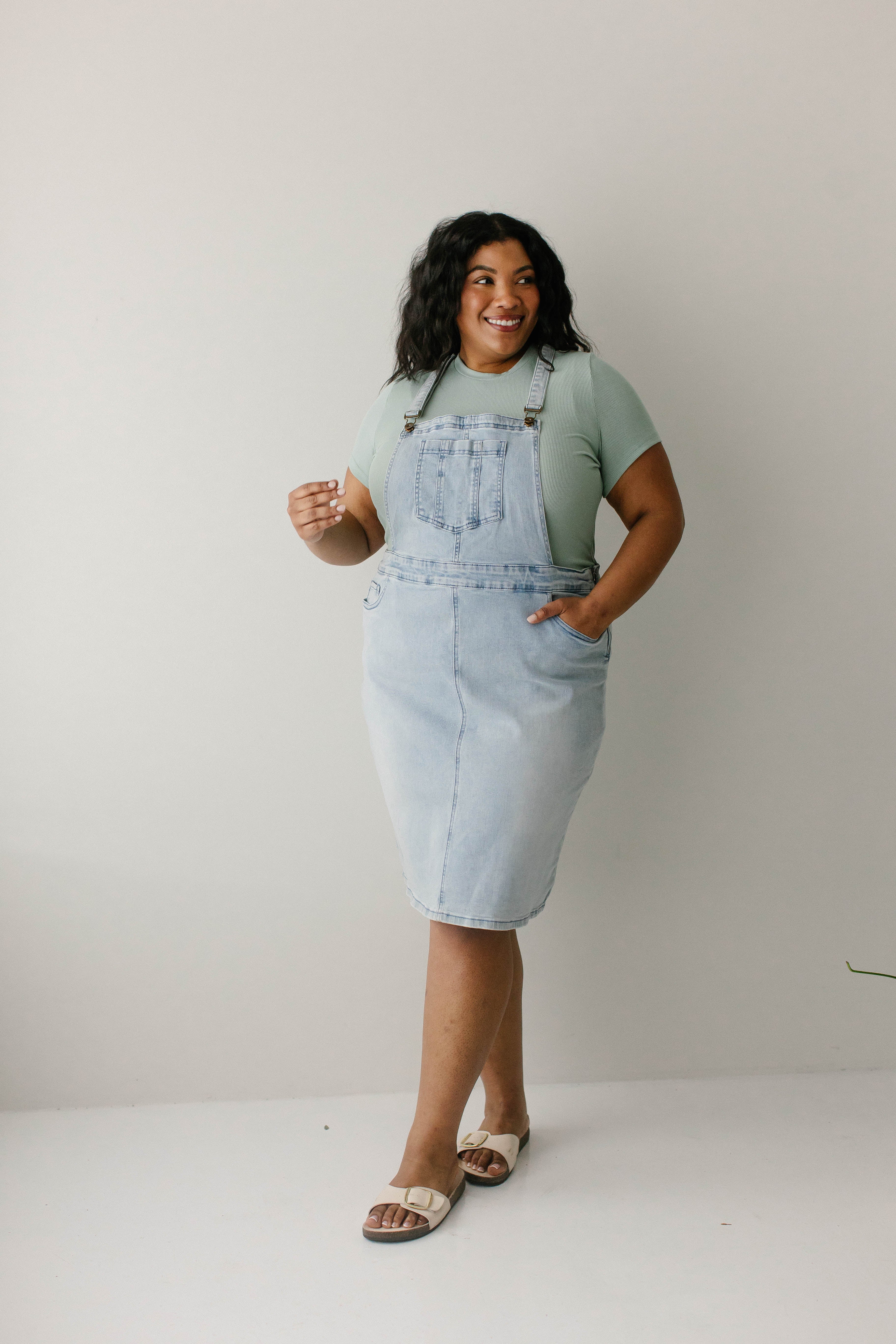 Emerson Denim Skirt Overalls FINAL SALE - Image 11