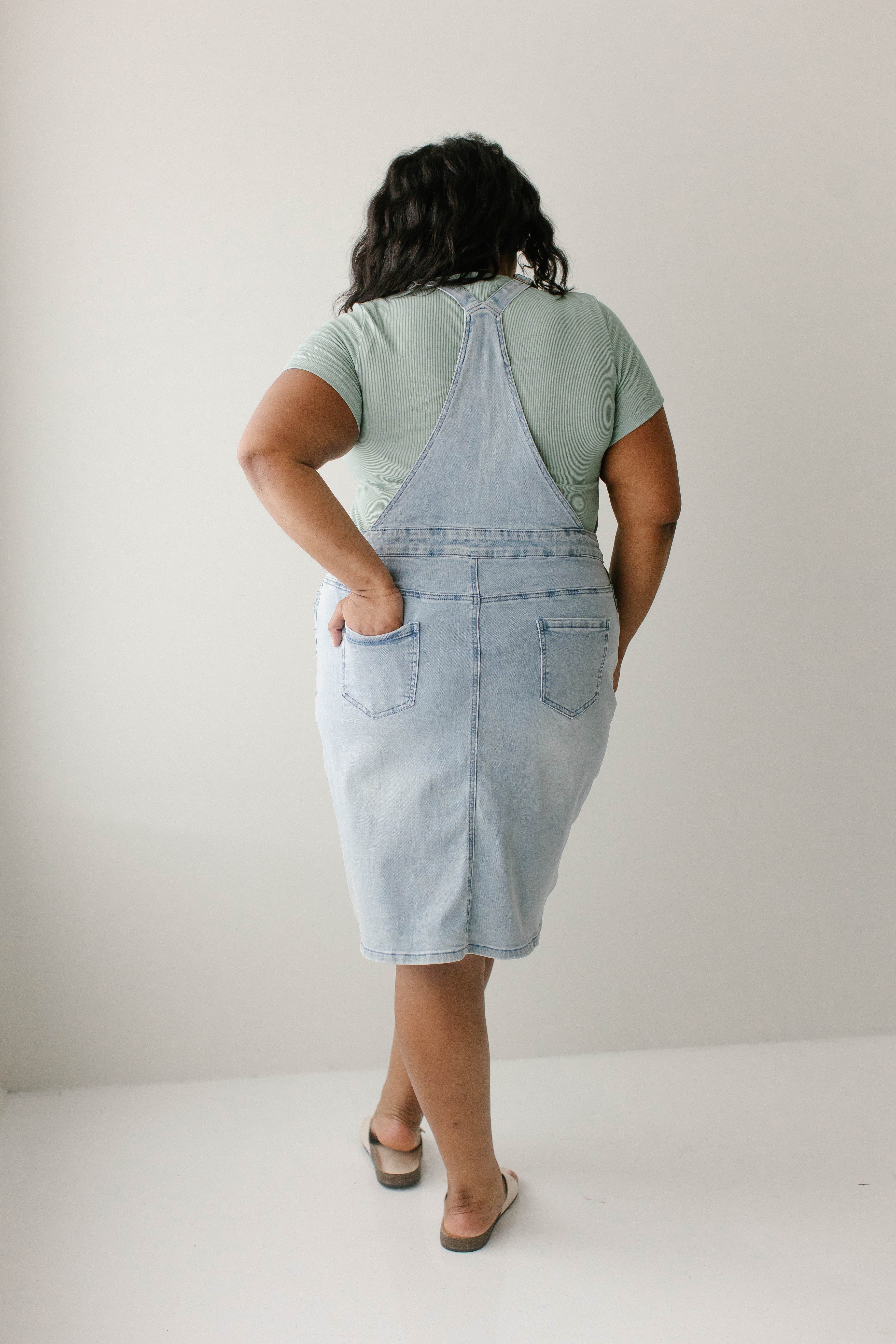 Emerson Denim Skirt Overalls FINAL SALE - Image 12