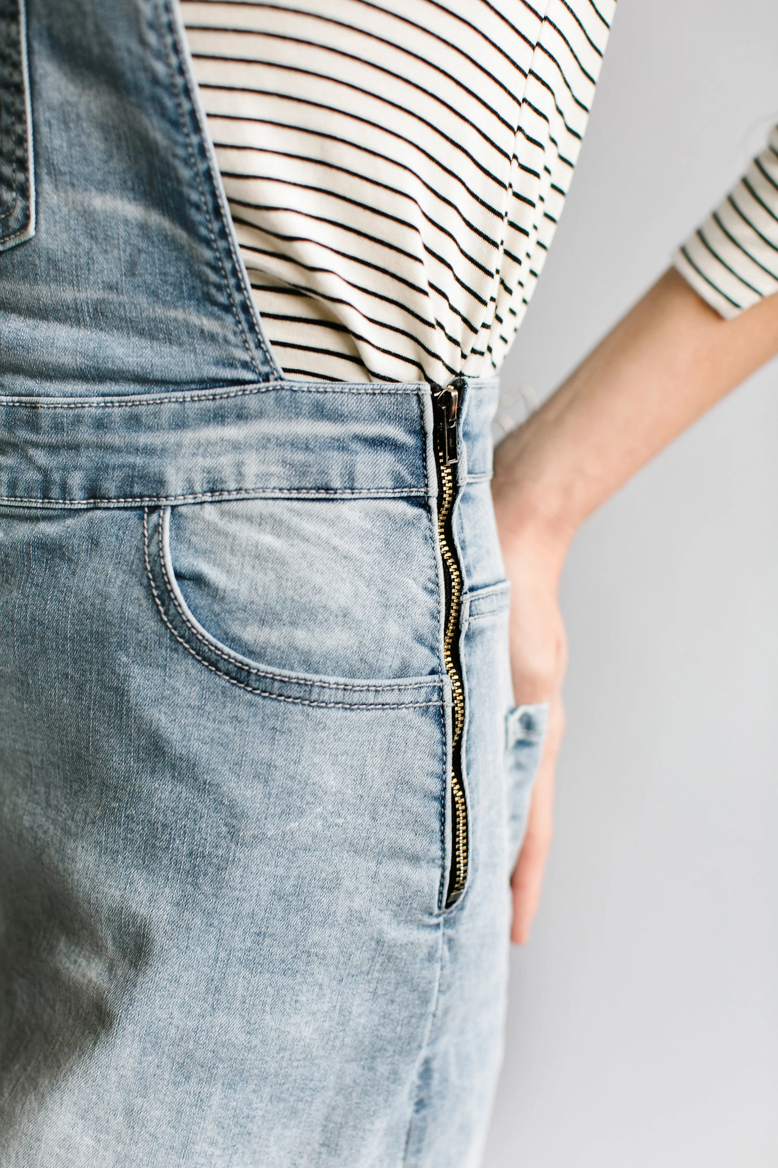 Emerson Denim Skirt Overalls FINAL SALE - Image 13