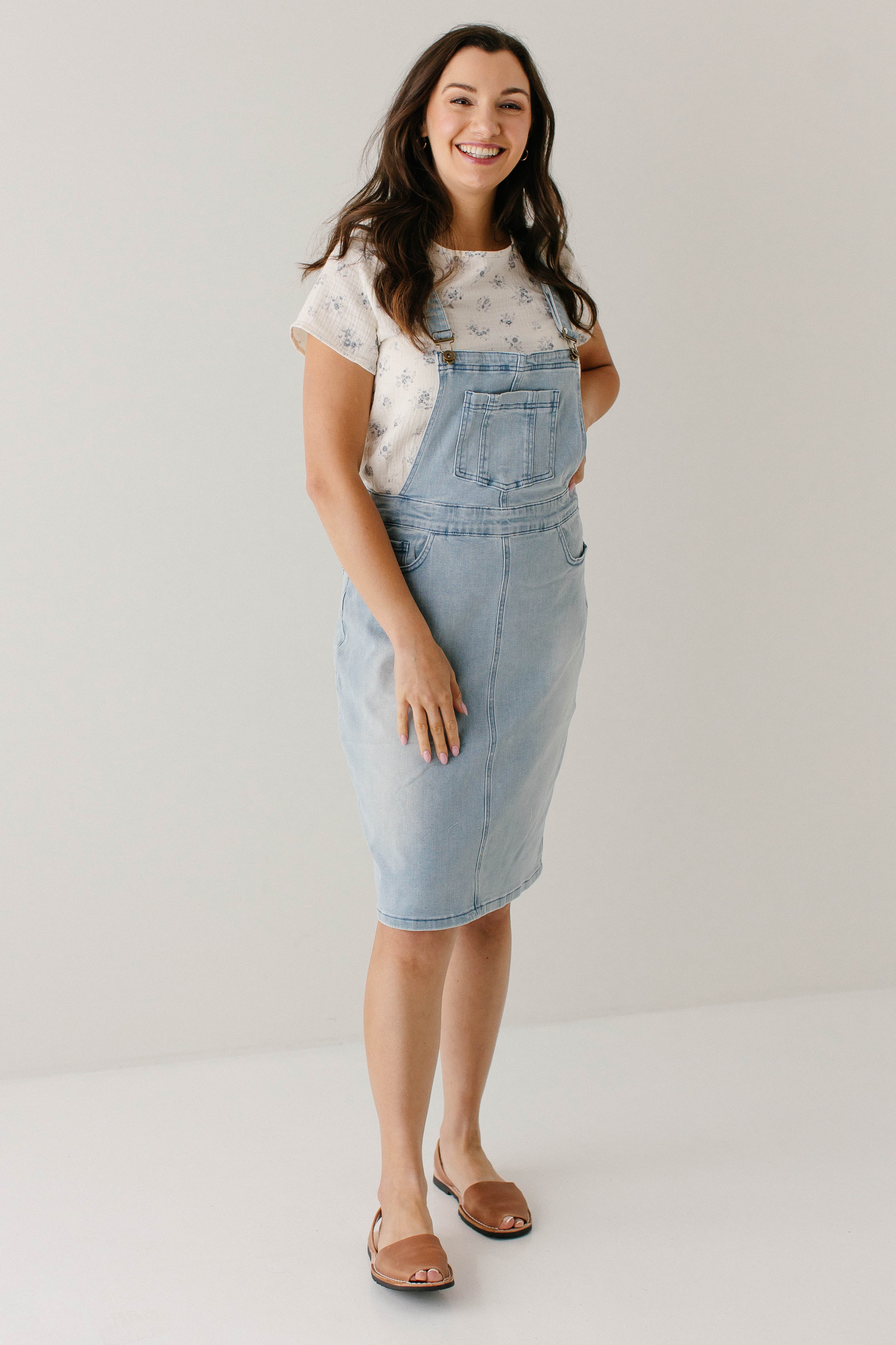 Emerson Denim Skirt Overalls FINAL SALE - Image 3