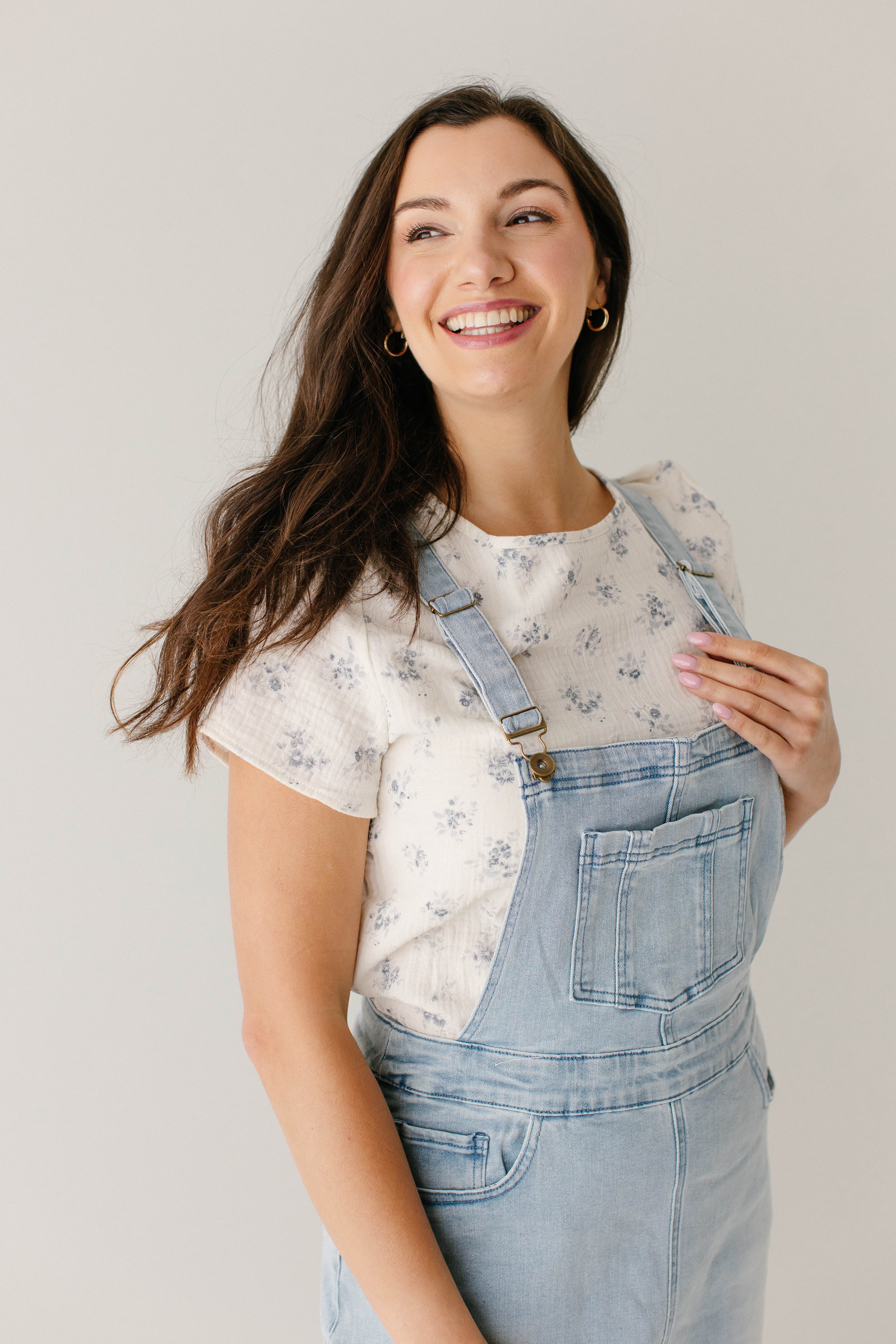 Emerson Denim Skirt Overalls FINAL SALE - Image 5