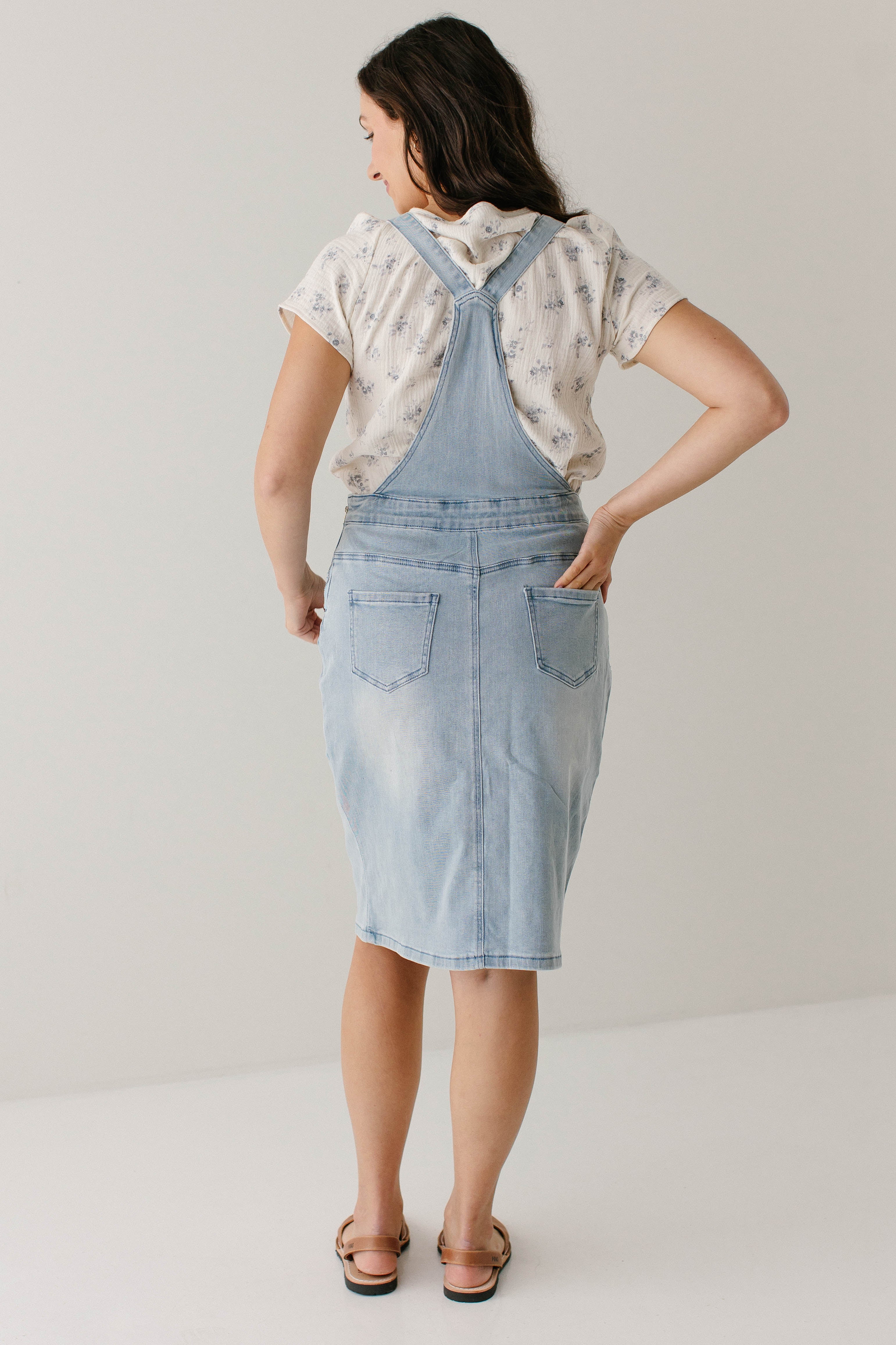 Emerson Denim Skirt Overalls FINAL SALE - Image 7