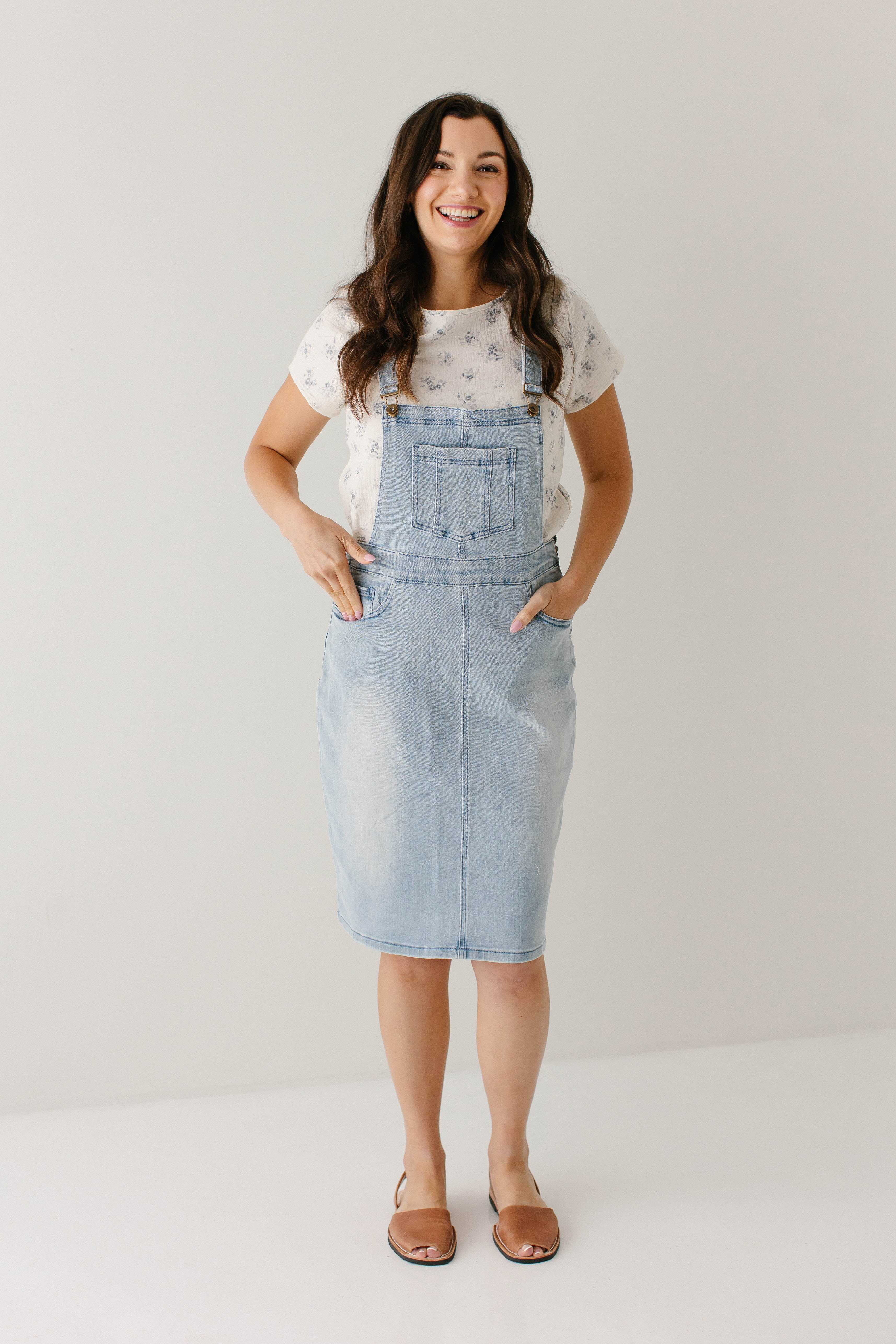 Emerson Denim Skirt Overalls FINAL SALE - Image 8