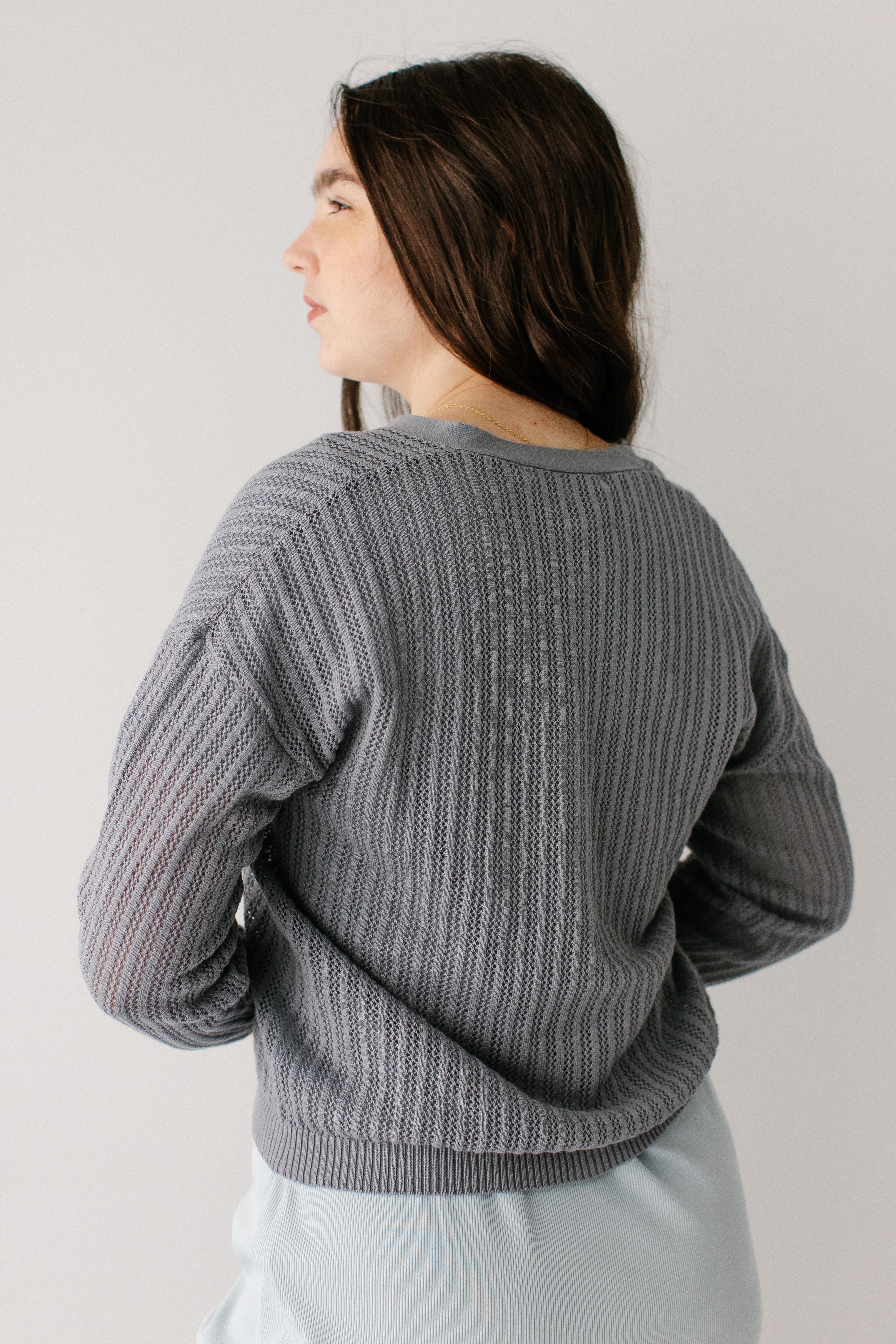 Erica Button Down Open Knit Cardigan - Image 16