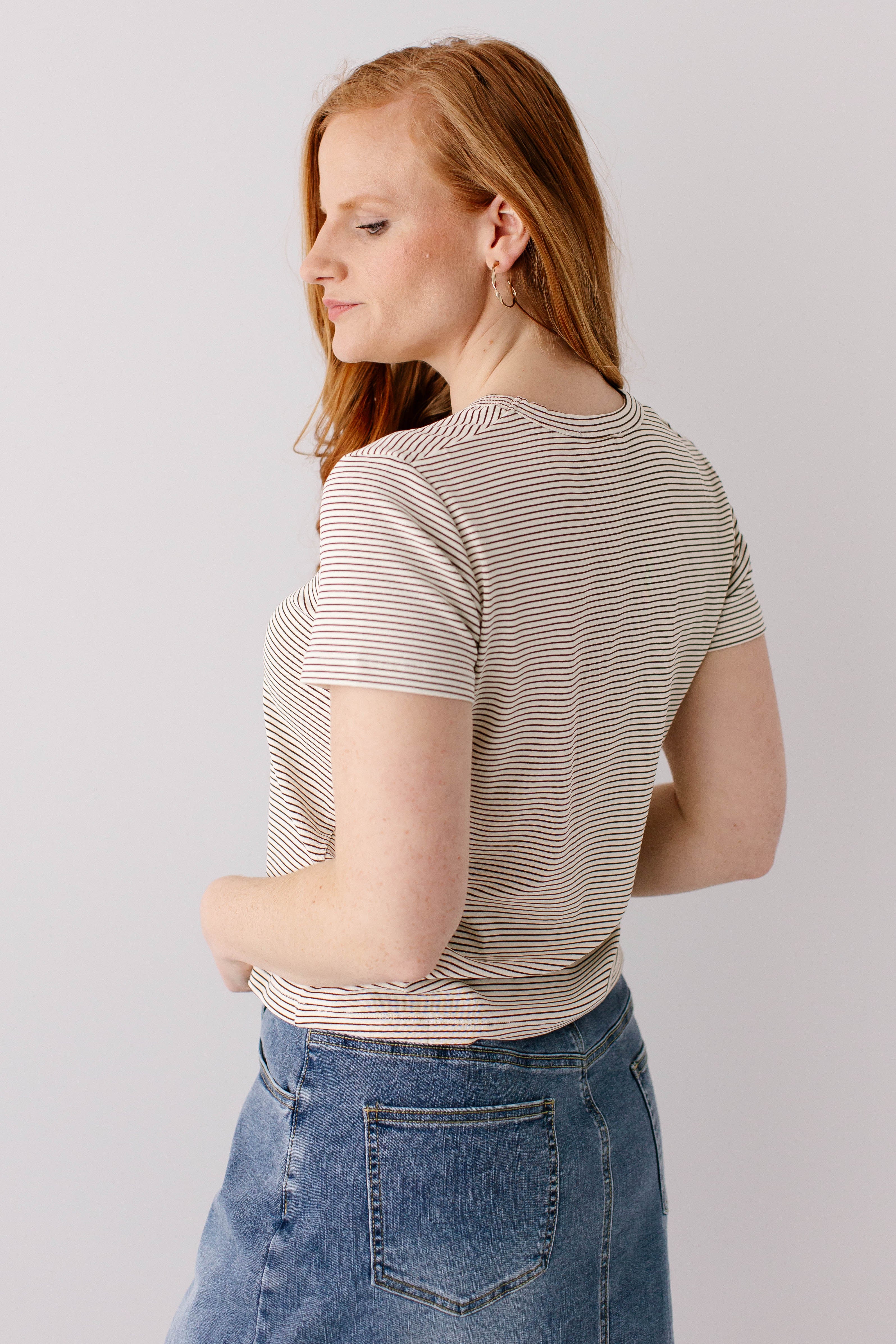 'Erik' Pinstripe Top - Image 4