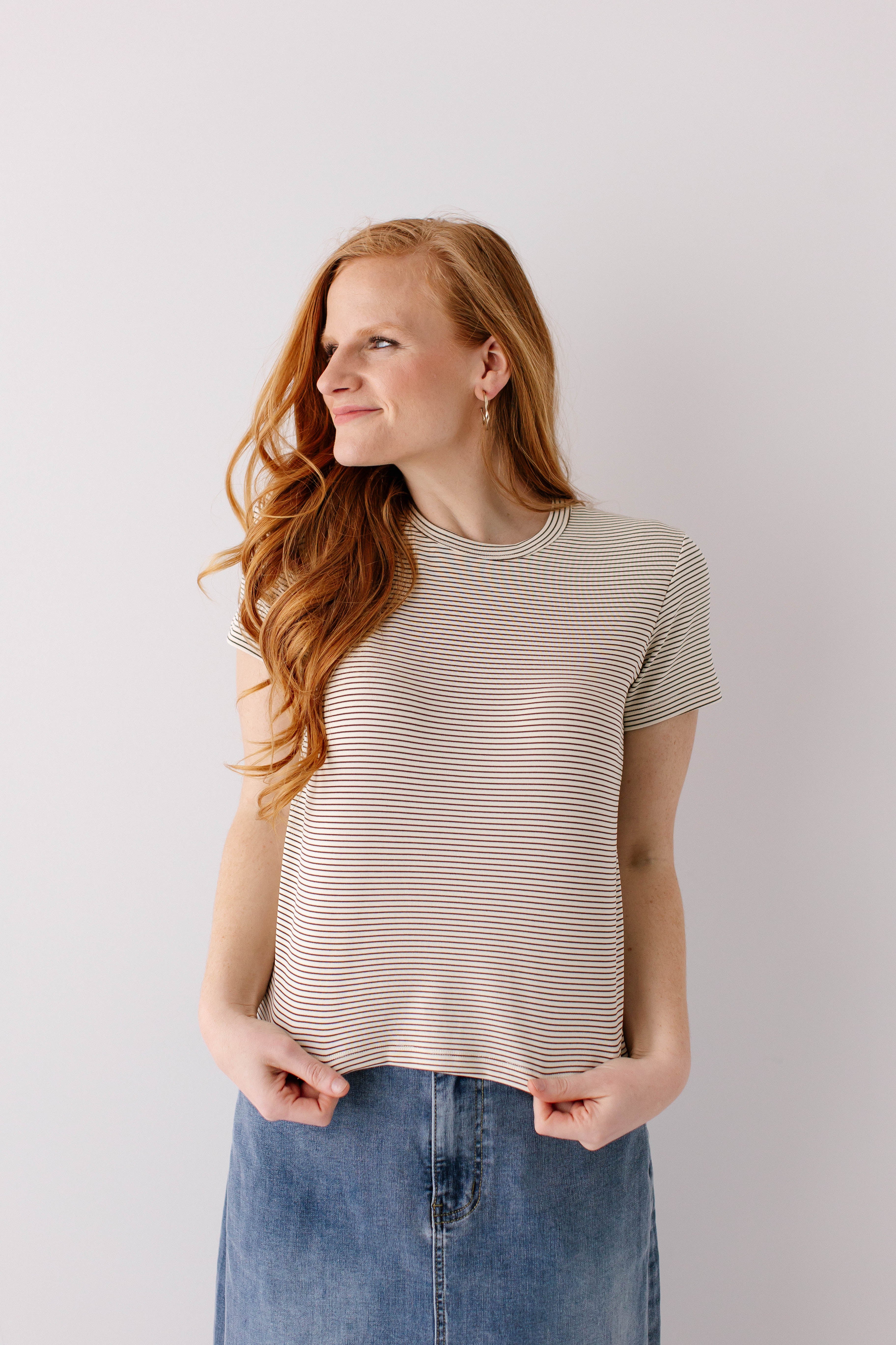 'Erik' Pinstripe Top - Image 5