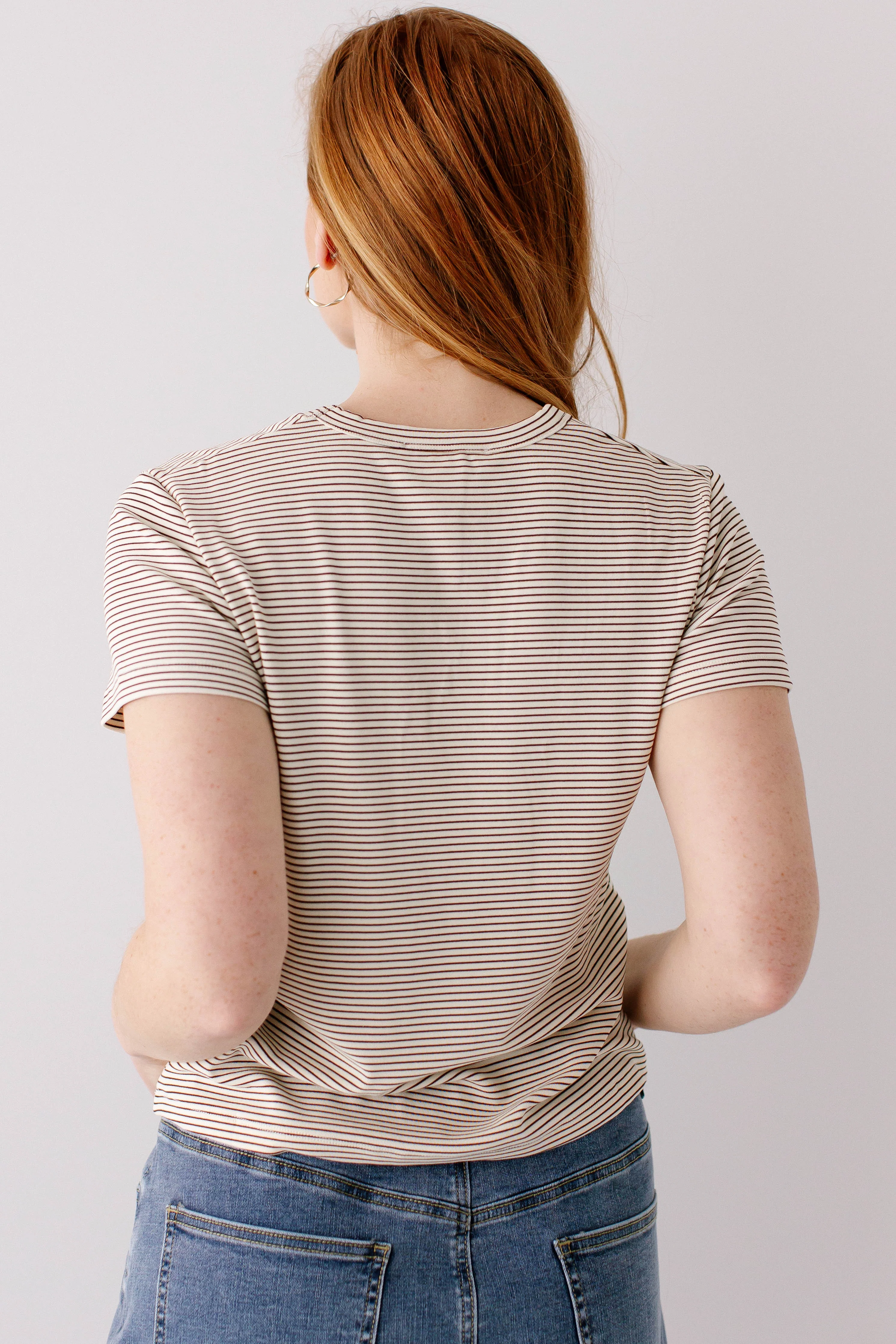'Erik' Pinstripe Top - Image 6