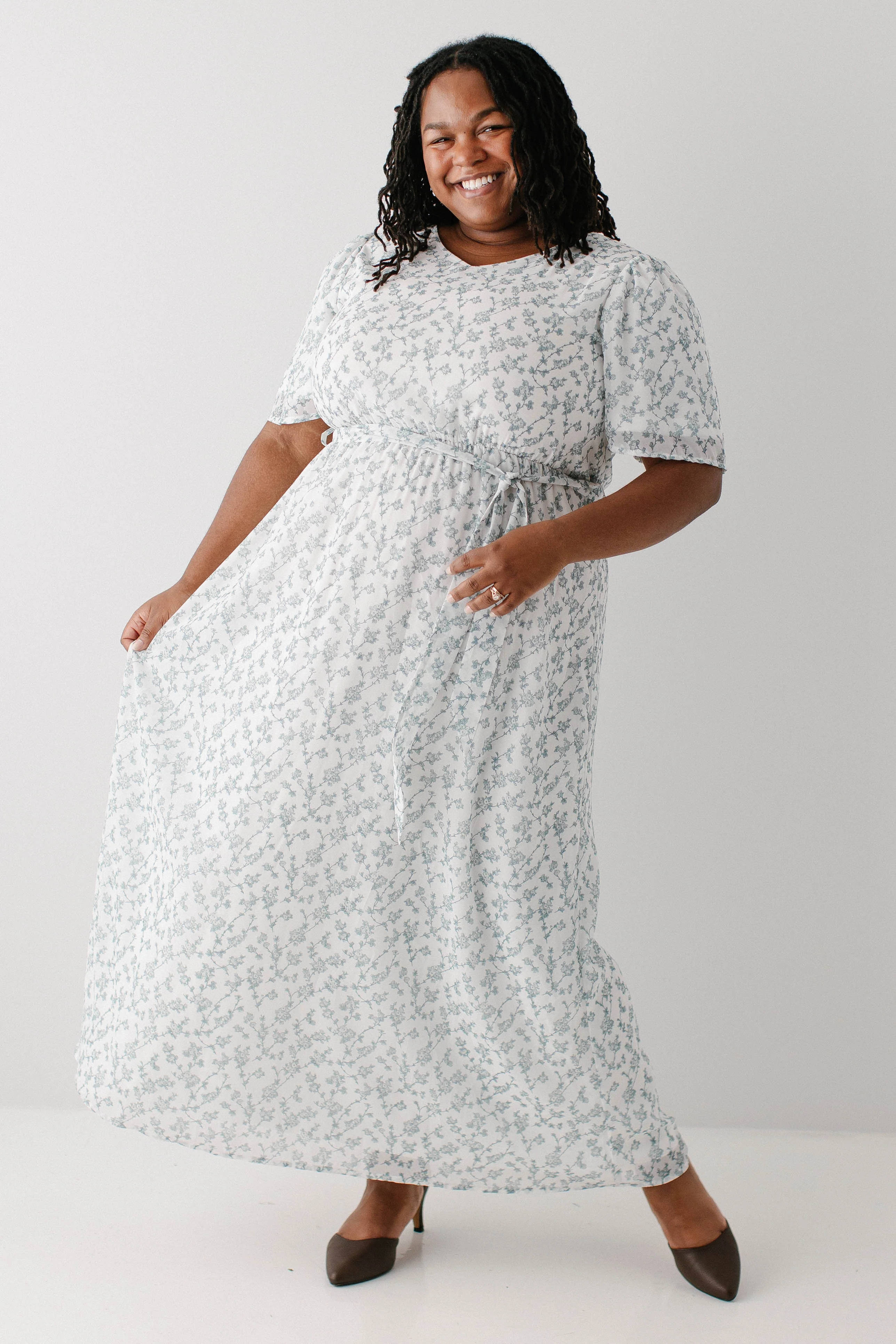 Esther Floral Print Maxi Dress FINAL SALE - Image 10