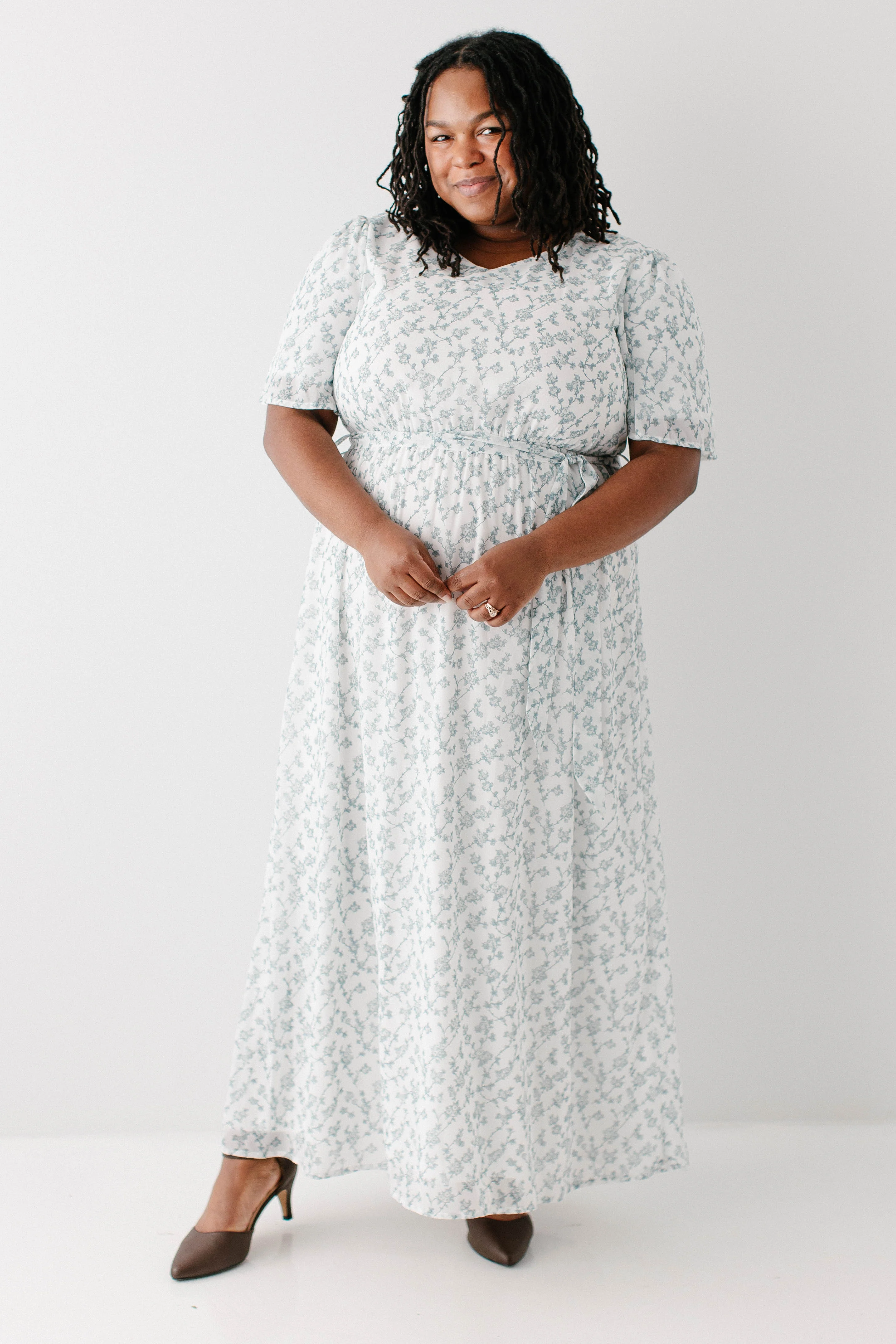 Esther Floral Print Maxi Dress FINAL SALE - Image 12