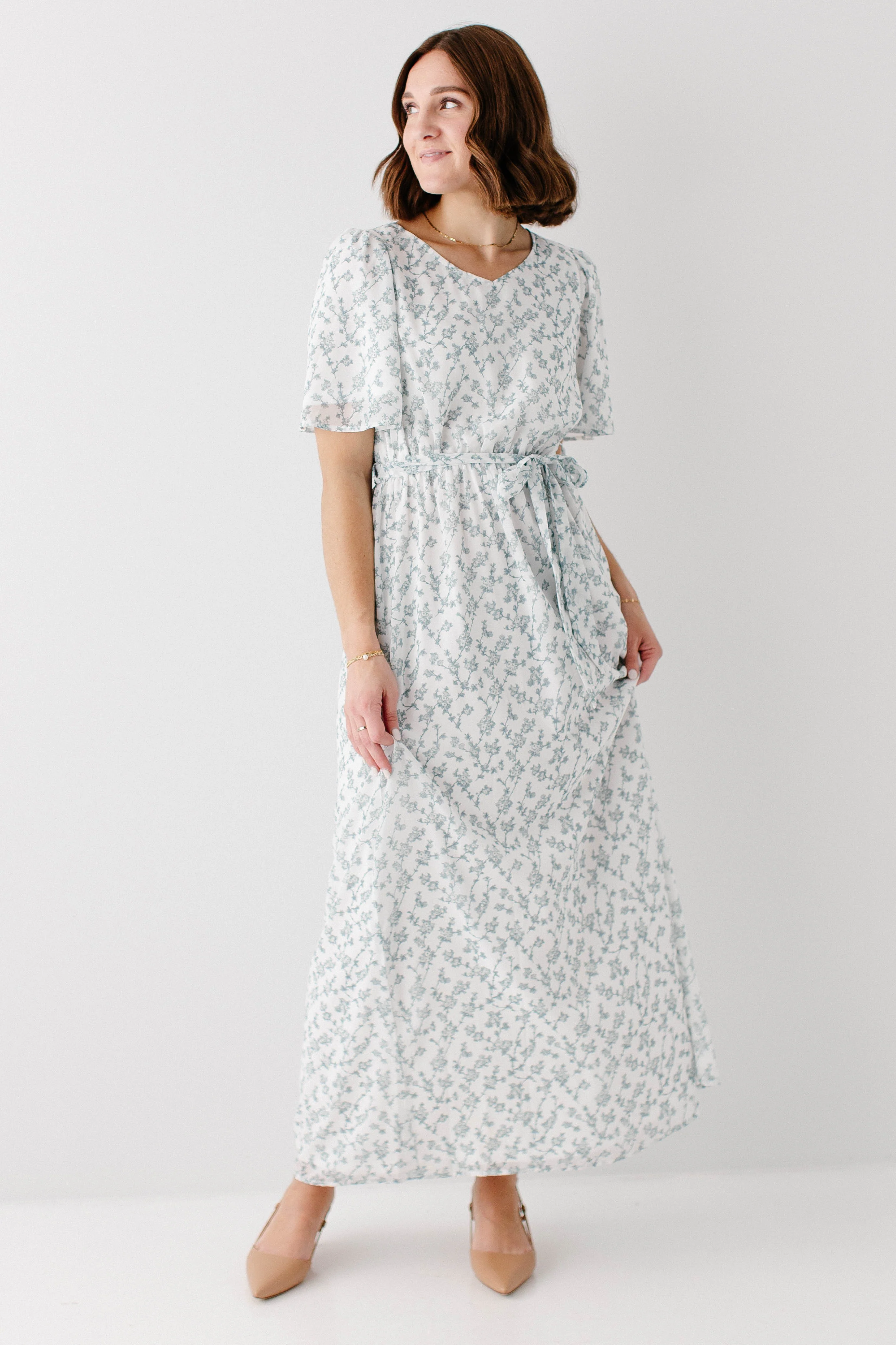 Esther Floral Print Maxi Dress FINAL SALE - Image 6