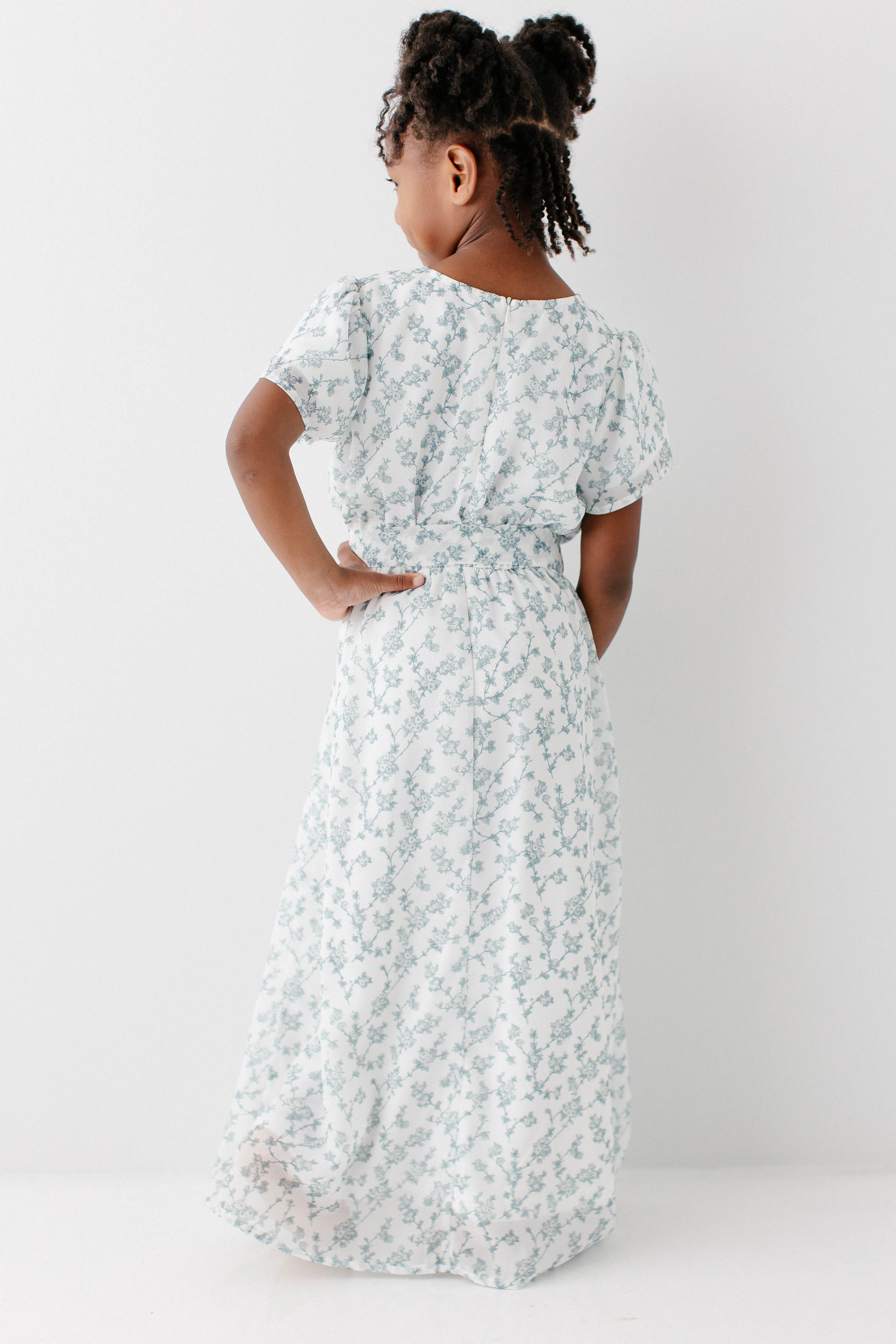 Esther Girl Floral Print Maxi Dress FINAL SALE - Image 4