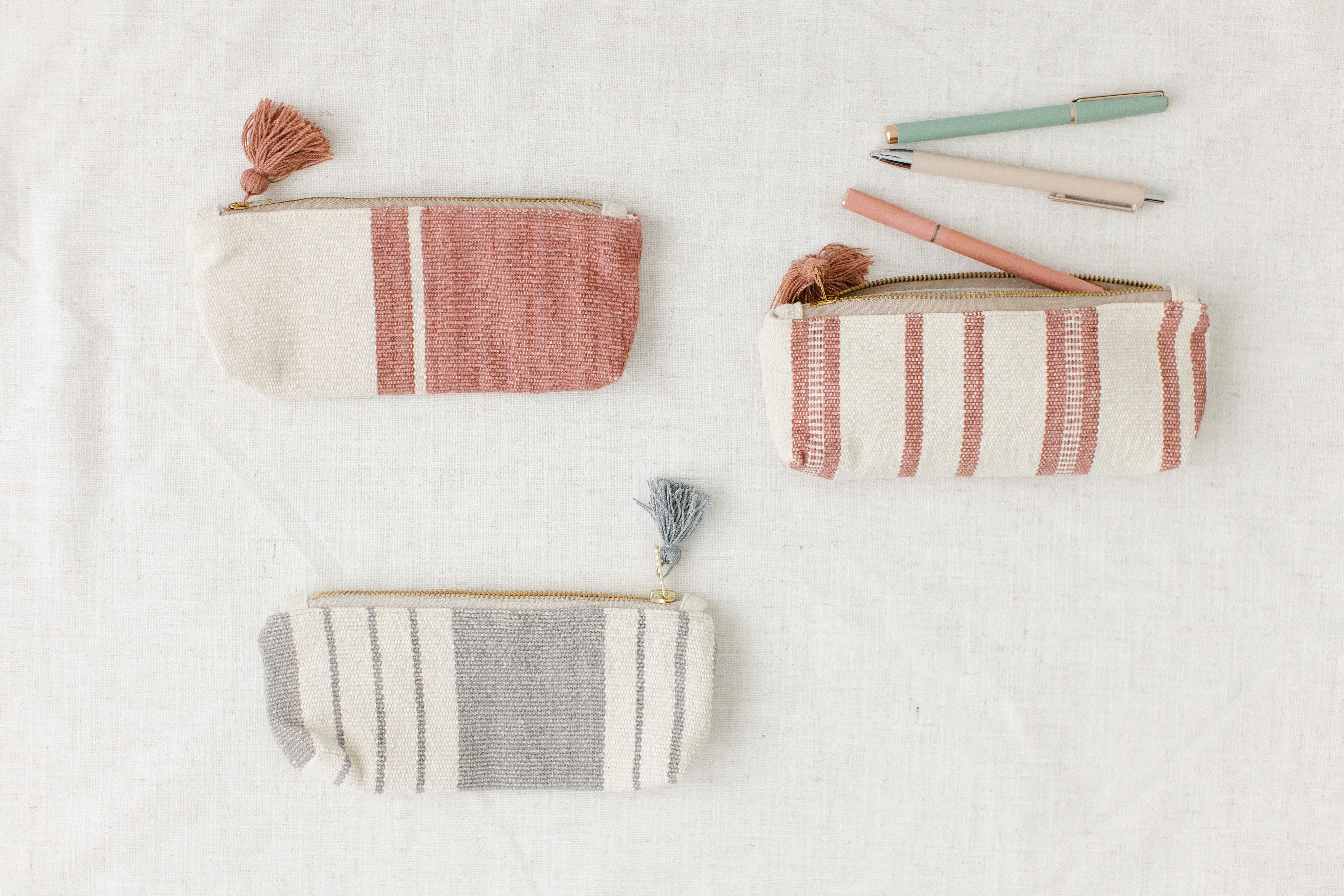 Handmade Natural Pencil Pouch FINAL SALE - Image 4