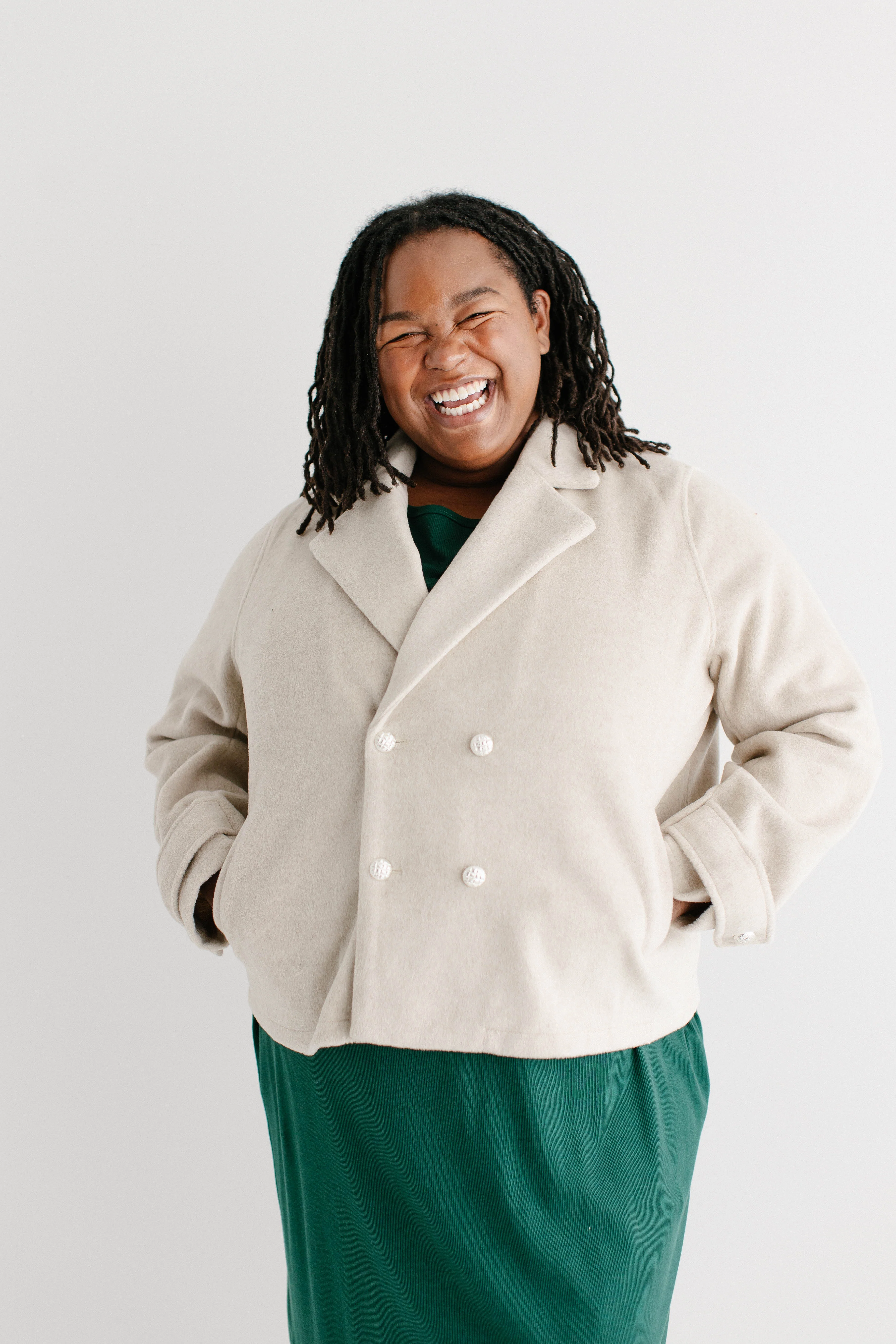 'Felicia' Double Breasted Peacoat FINAL SALE - Image 8