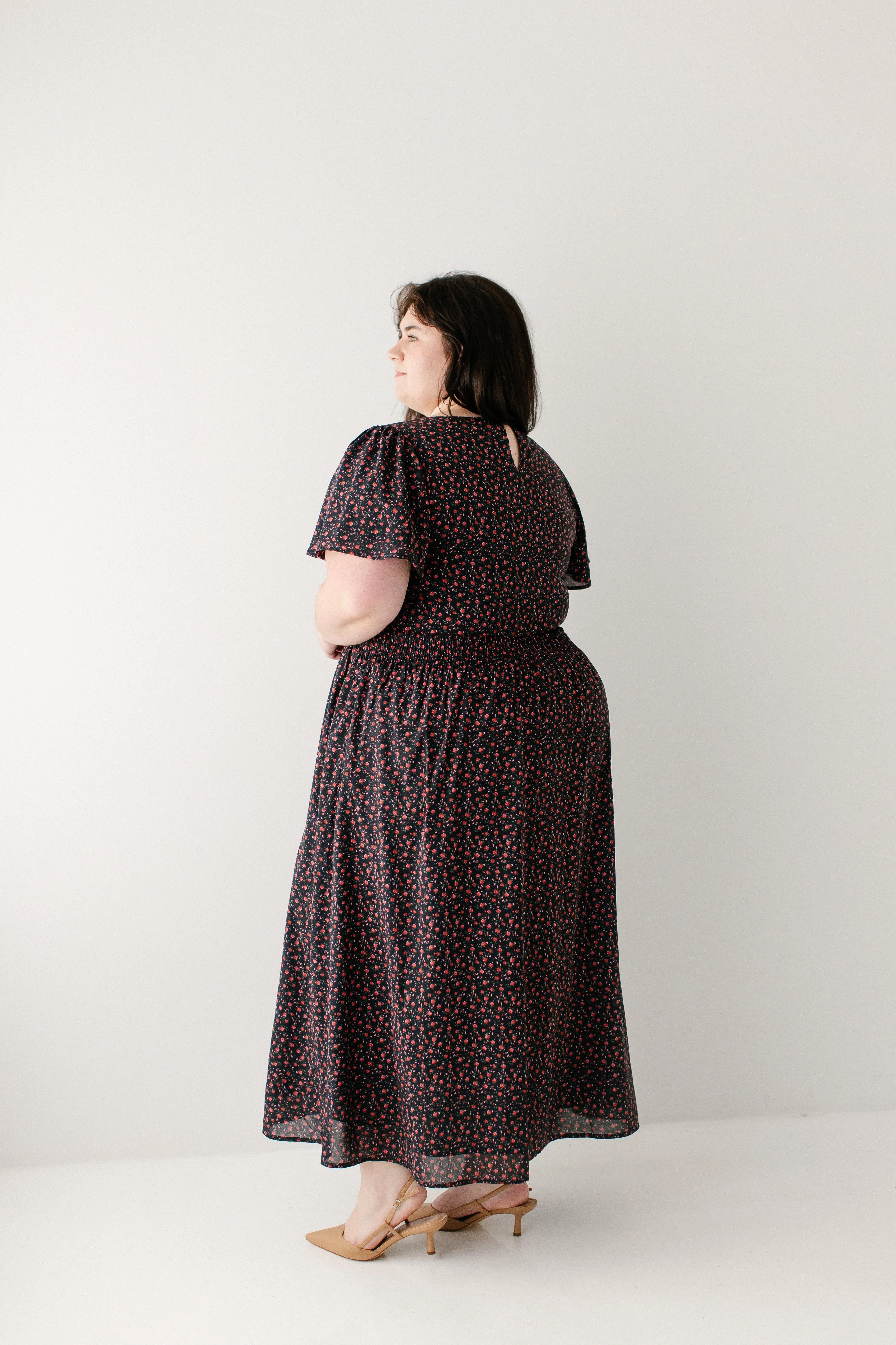 Felicity Rose Print Maxi Dress - Image 12