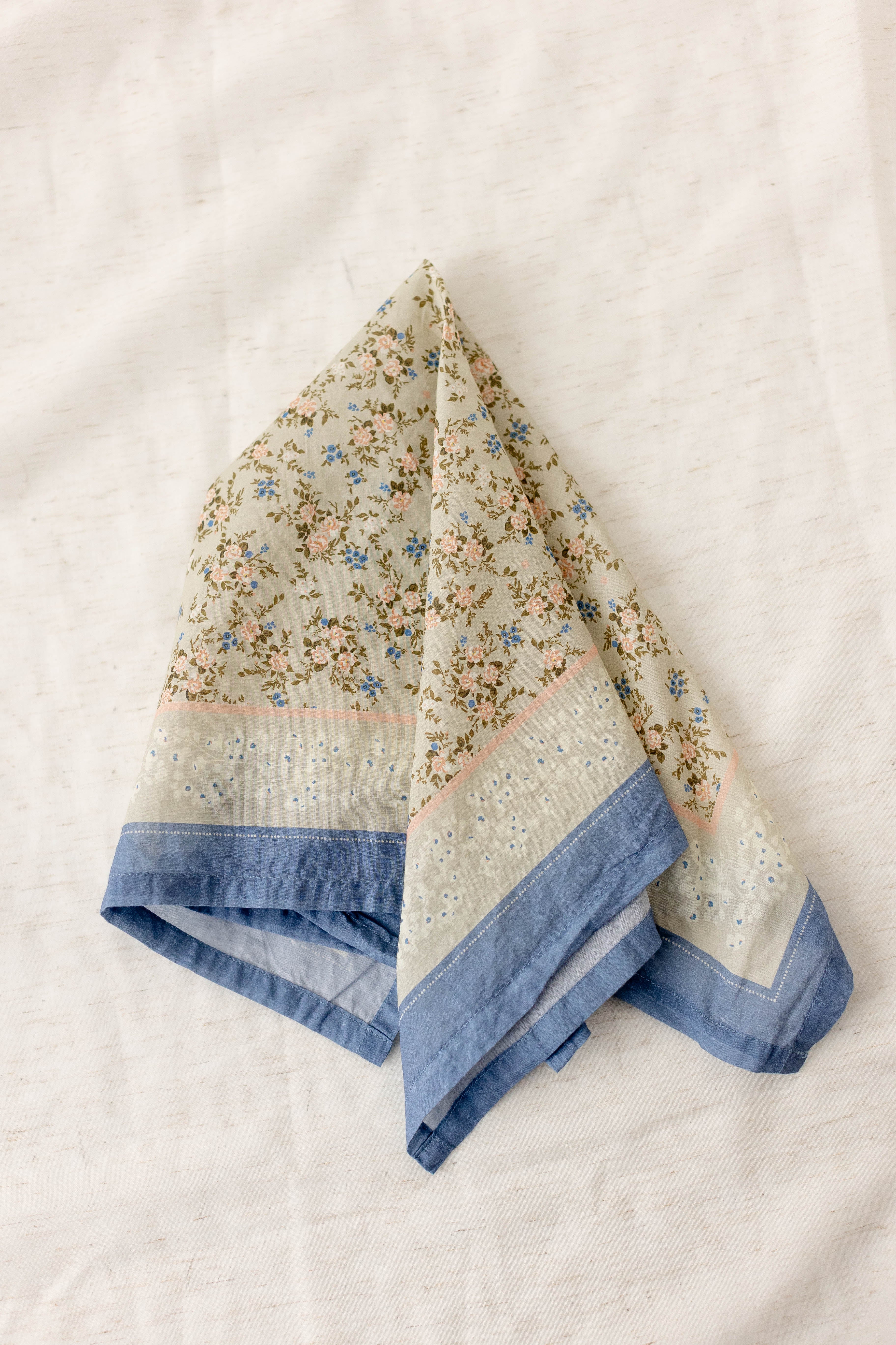 Ditsy Floral Cotton Scarf - Image 2