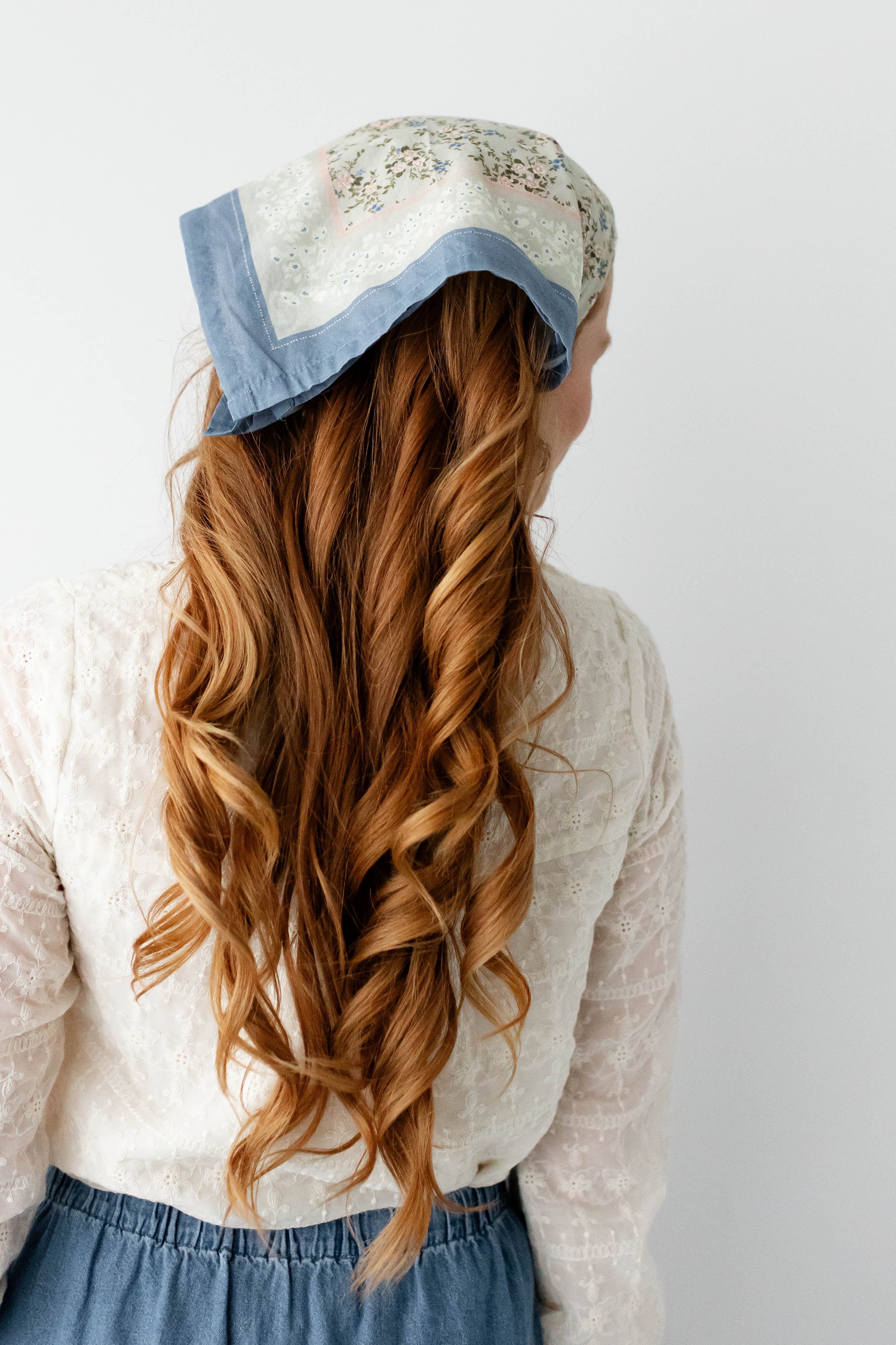 Ditsy Floral Cotton Scarf - Image 4