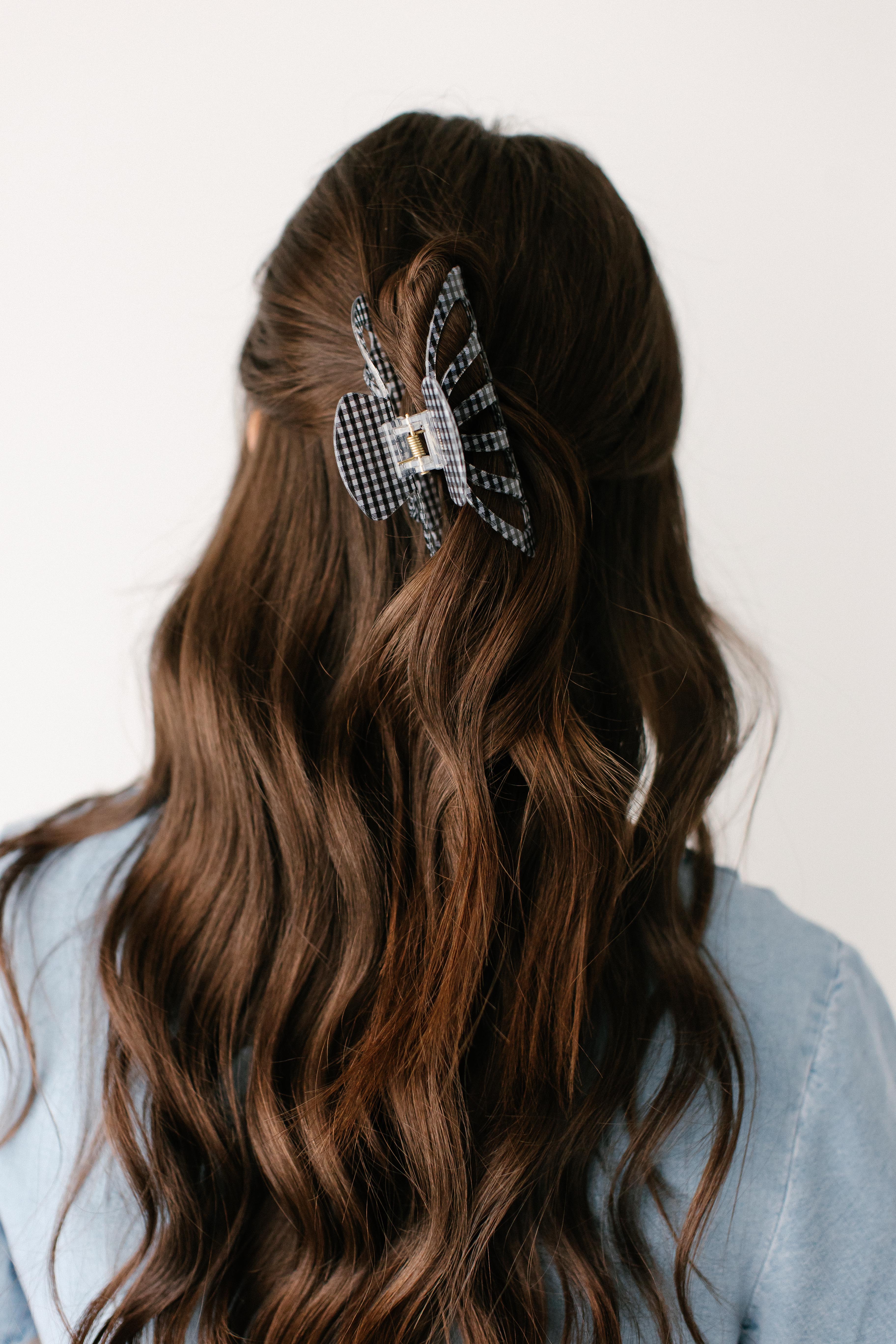 Gingham Claw Clip - Image 3