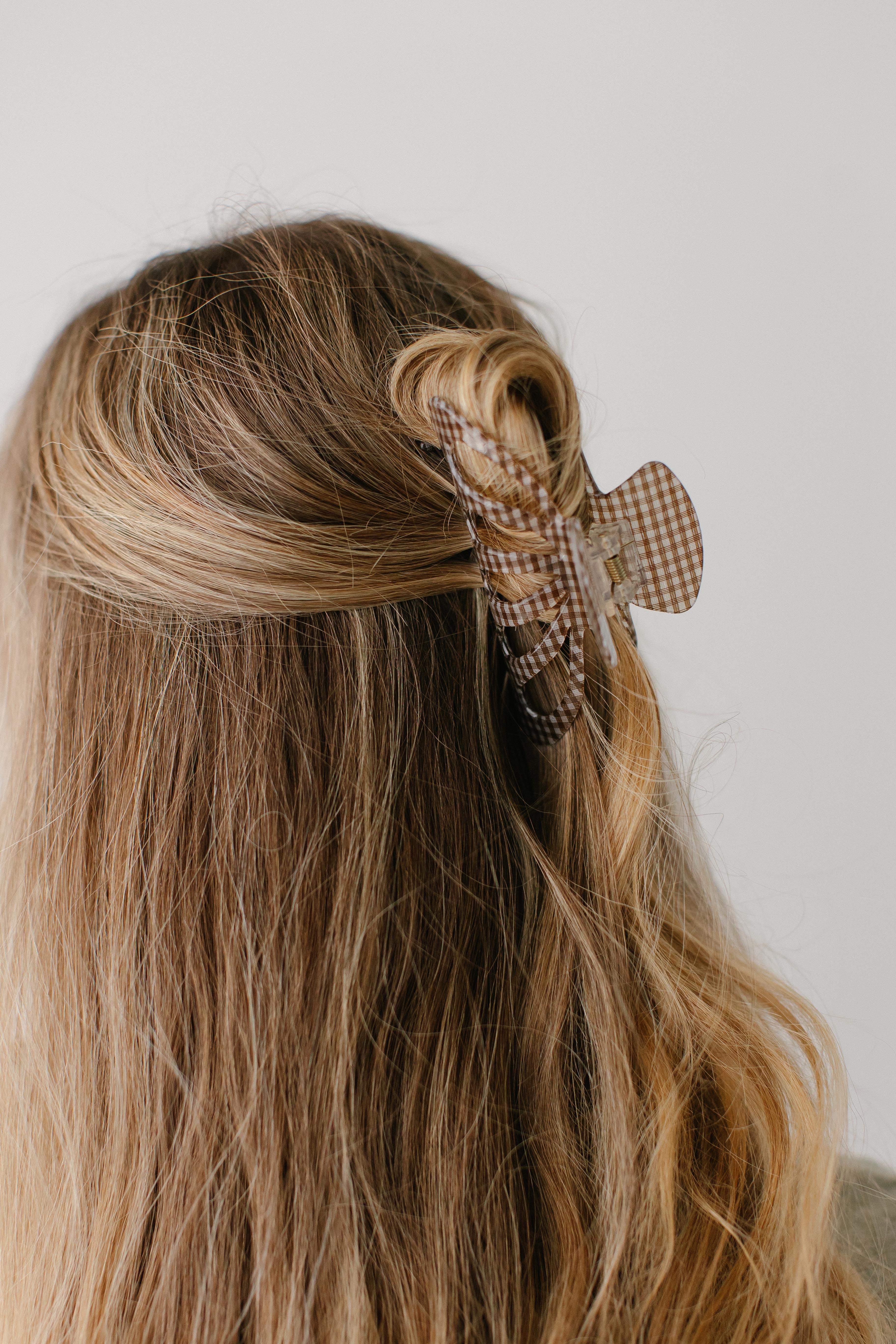 Gingham Claw Clip - Image 6