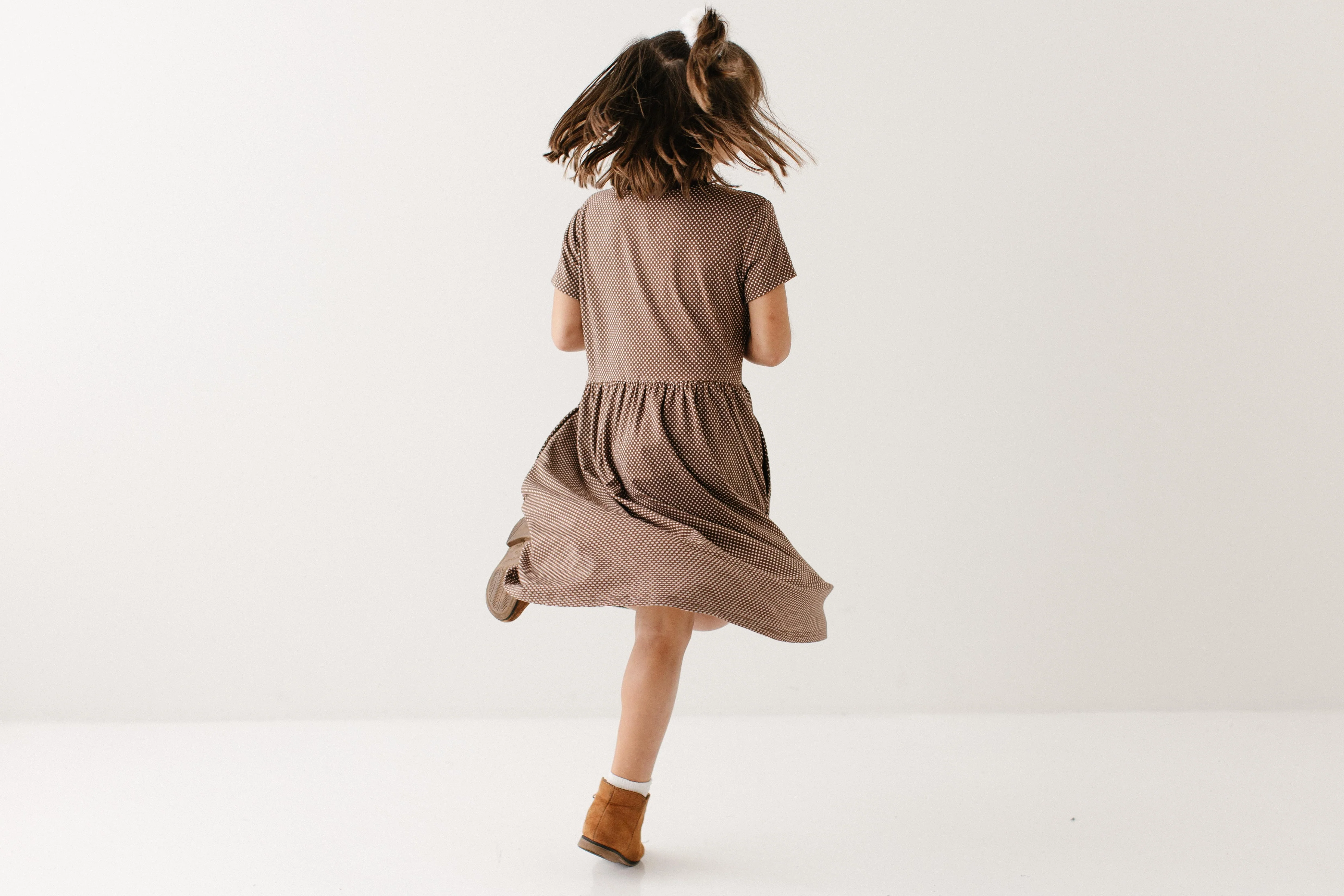 Helen Girl Knit Gingham Dress FINAL SALE - Image 5