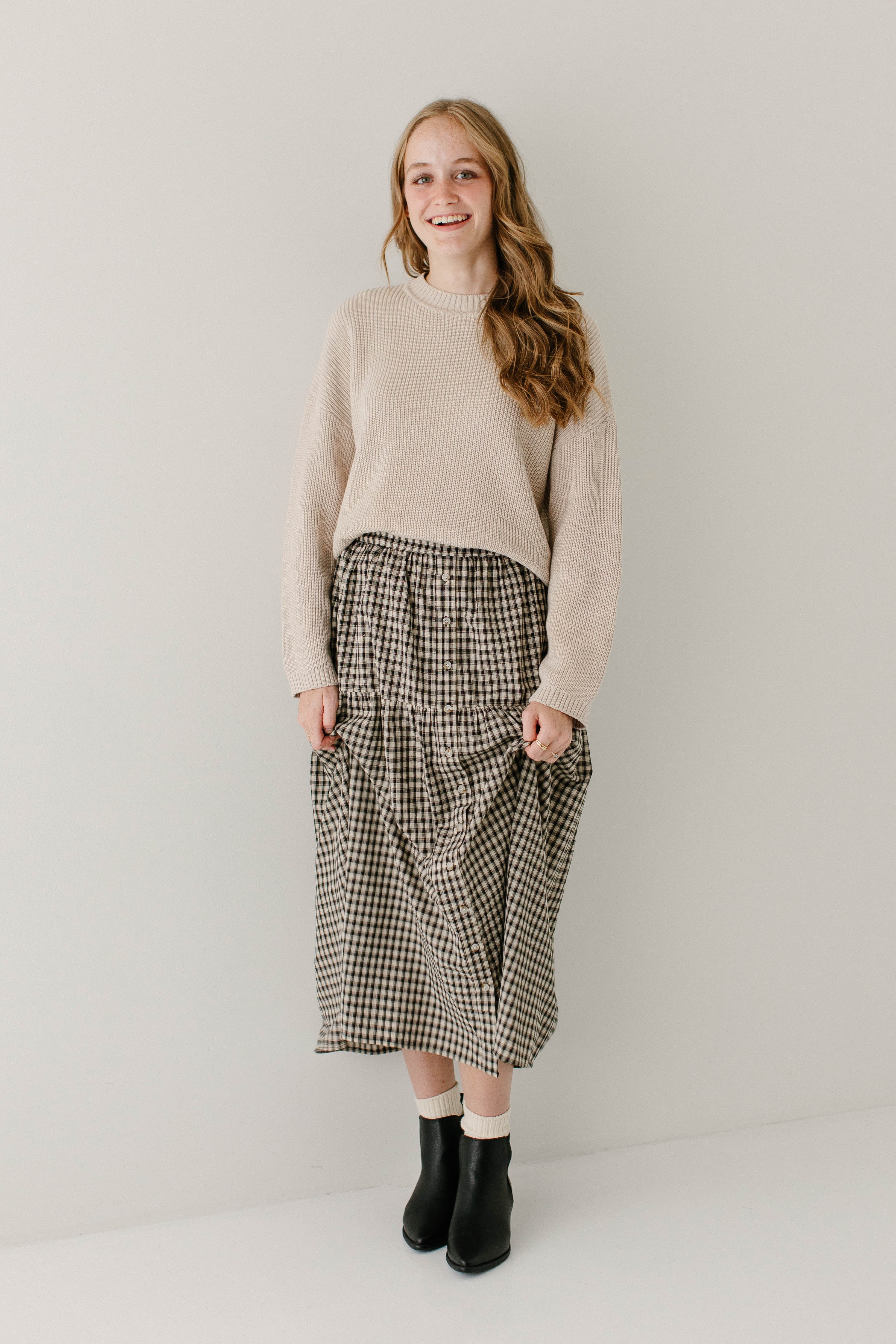 Hemingway Cotton Drop Sleeve Sweater FINAL SALE - Image 5